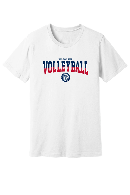 KMS Mens "Kilbourne Volleyball" Gildan Softstyle Comfort Tee - Varsity92