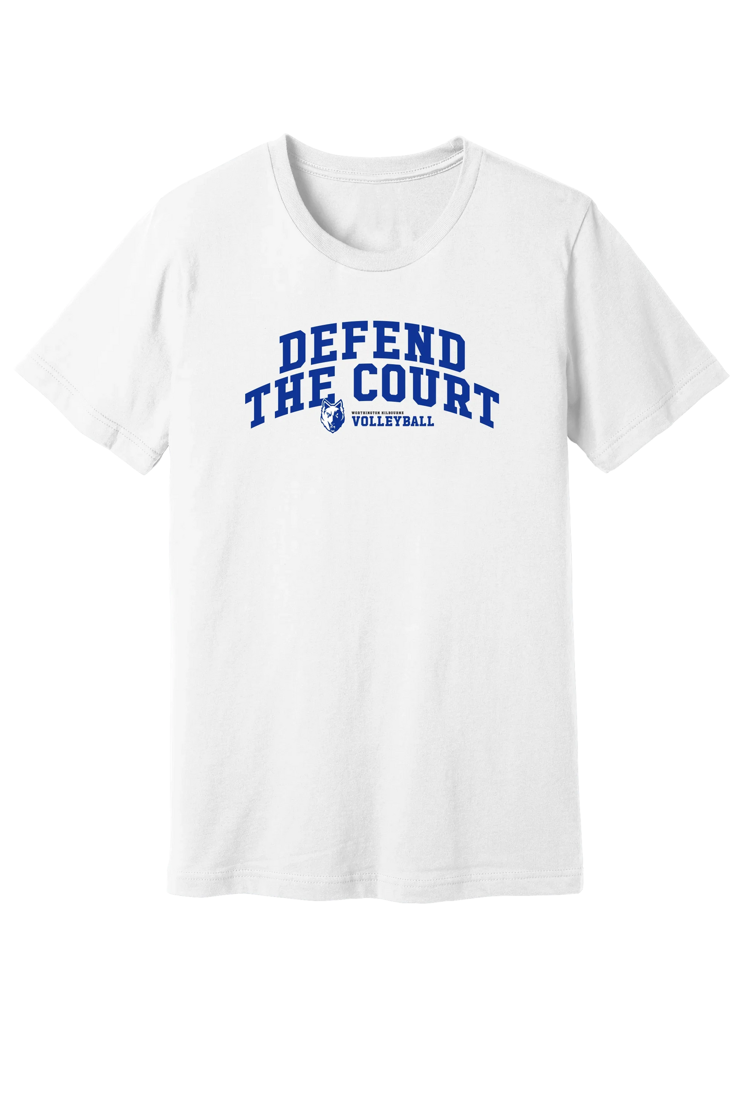 Men's Worthington Kilbourne "Defend The Court" Gildan Softstyle Tee - Varsity92