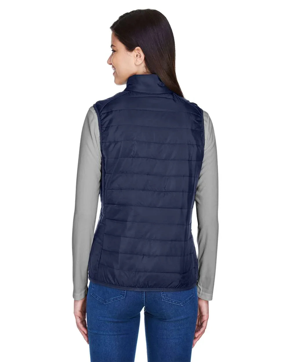 “Thomas Worthington Football” Women’s Quilted Vest - Varsity92
