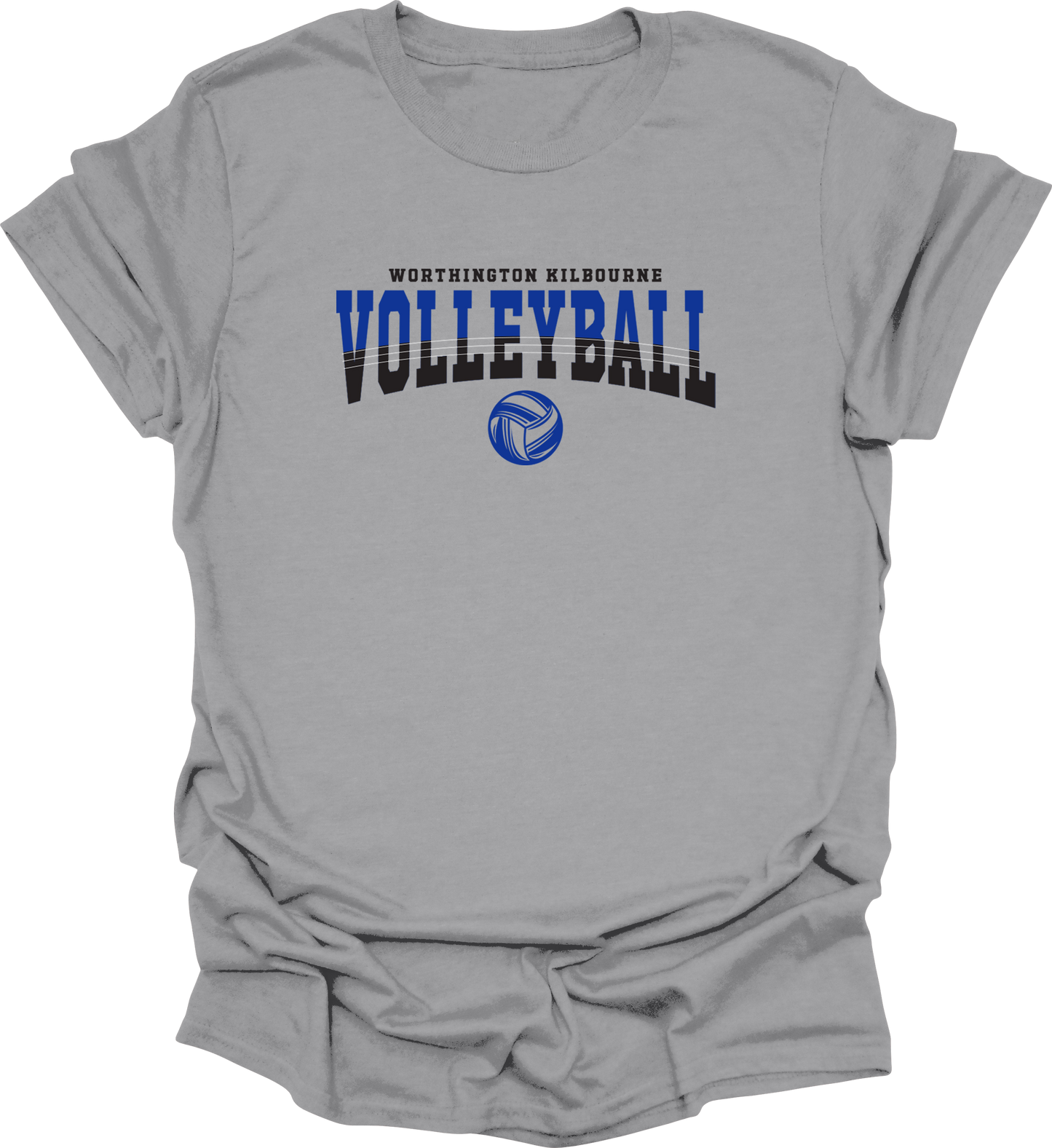 Women's "Worthington Kilbourne Volleyball" Gildan Softstyle Tee