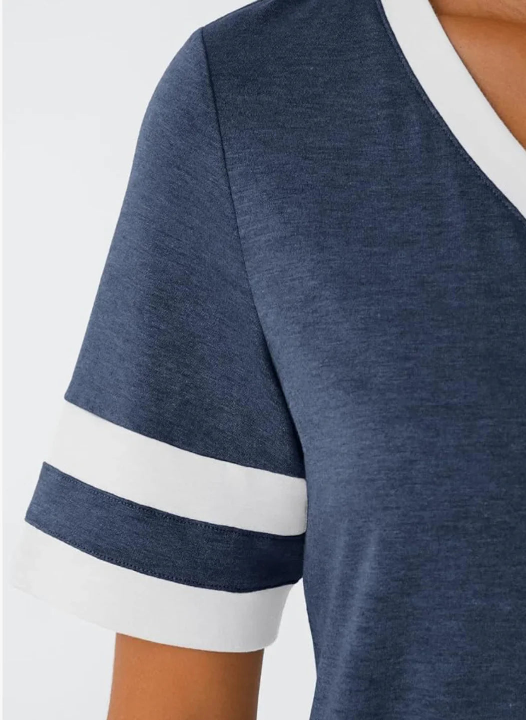 “TW Football” Script Women’s V Neck Tee - Varsity92