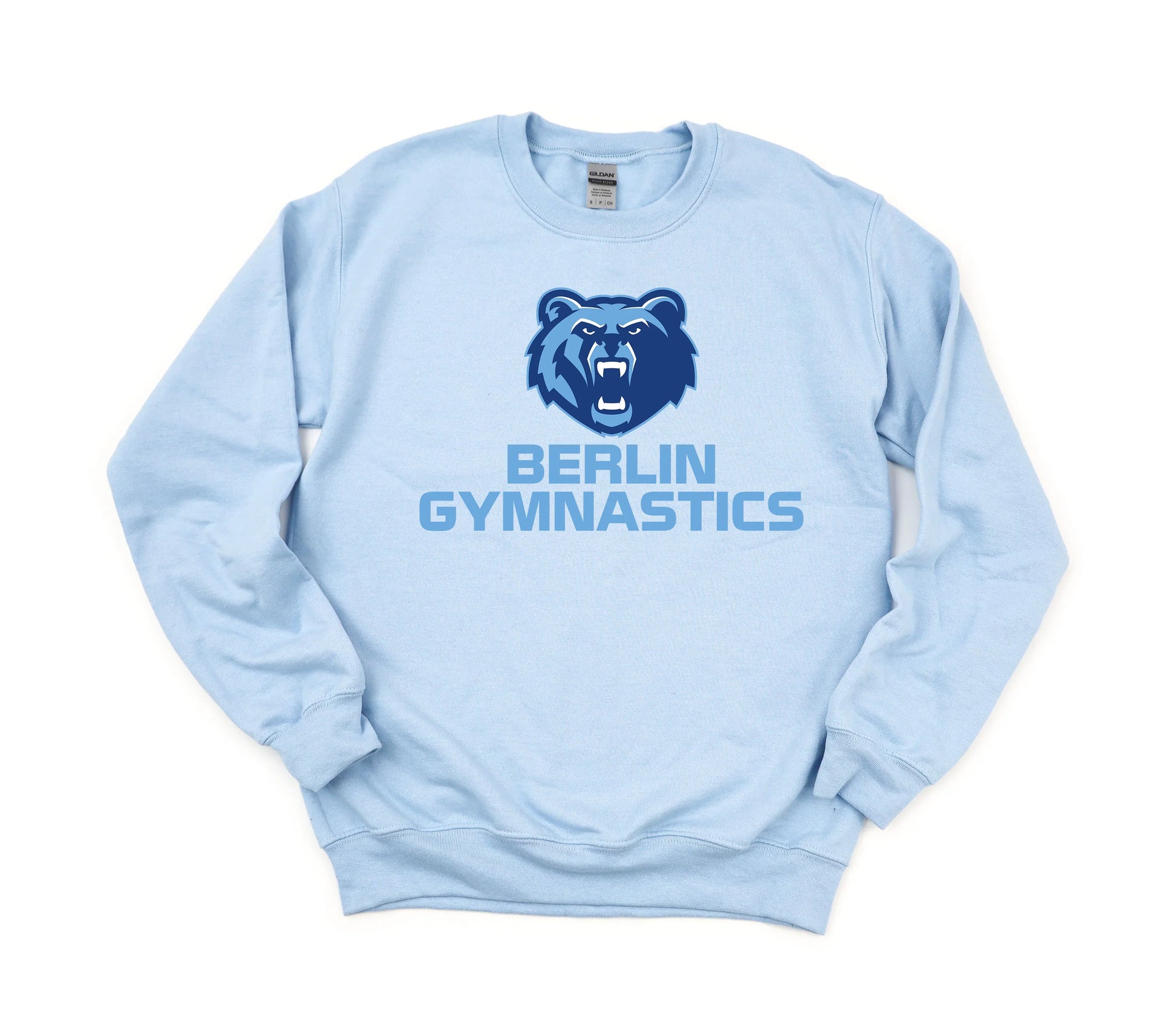 "Berlin Gymnastics" Gildan Unisex Heavy Blend Crew Sweatshirt (Youth Sizes Available) - Varsity92