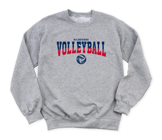KMS "Kilbourne Volleyball" Gildan Comfort Heavy Blend Unisex Crew Sweatshirt - Varsity92