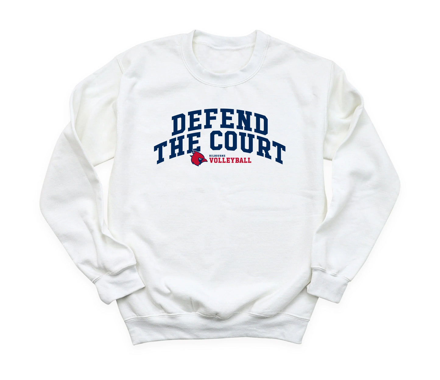 KMS "Defend The Court" Volleyball Gildan Comfort Heavy Blend Unisex Sweatshirt - Varsity92