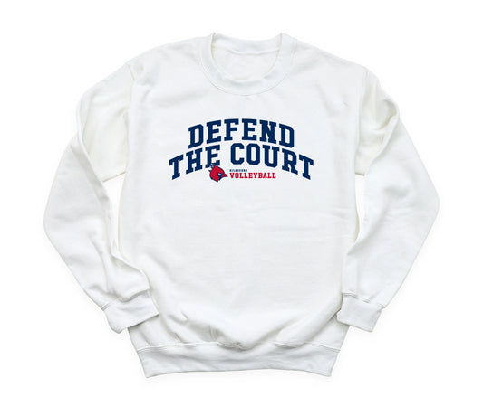 KMS "Defend The Court" Volleyball Gildan Comfort Heavy Blend Unisex Sweatshirt - Varsity92