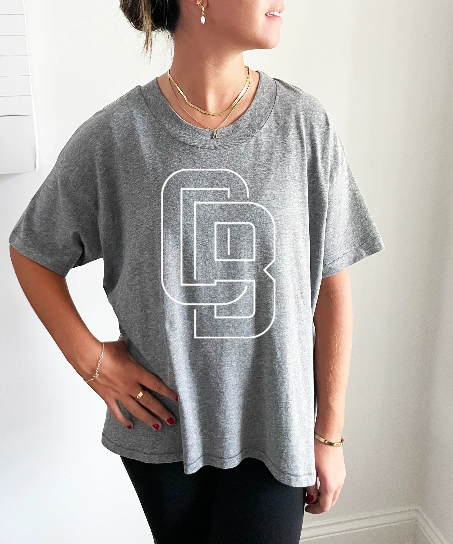 Olentangy Berlin "OB" Hi-Lo Women's Relaxed Tee - Varsity92