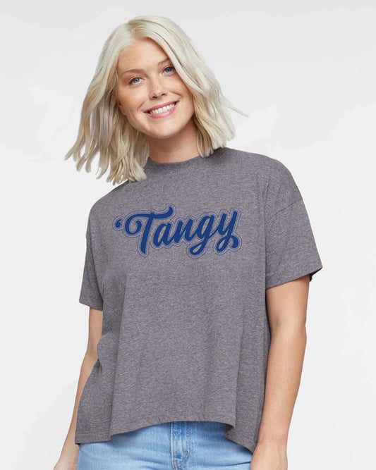 "Tangy" Olentangy Hi-Lo Women's Relaxed Tee - Varsity92