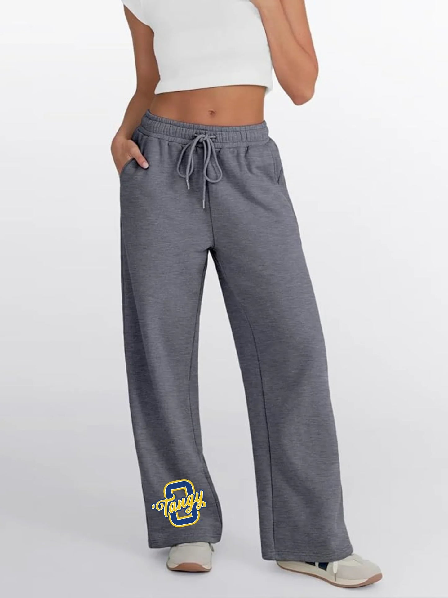 Olentangy Braves "Tangy" Fleece Wide-Leg Women’s Sweatpants - Varsity92