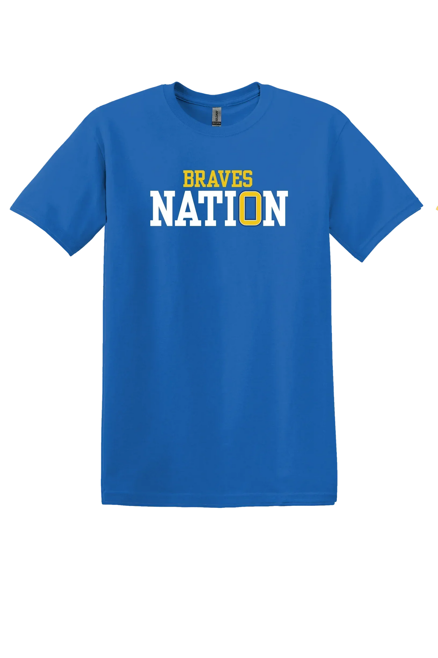 “Braves Nation” Gildan Youth Unisex Softstyle Tee - Varsity92