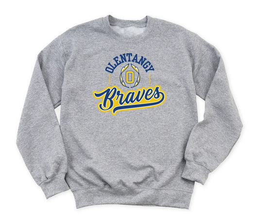 "Olentangy Braves" Gildan Youth Heavy Blend Crew Sweatshirt - Varsity92