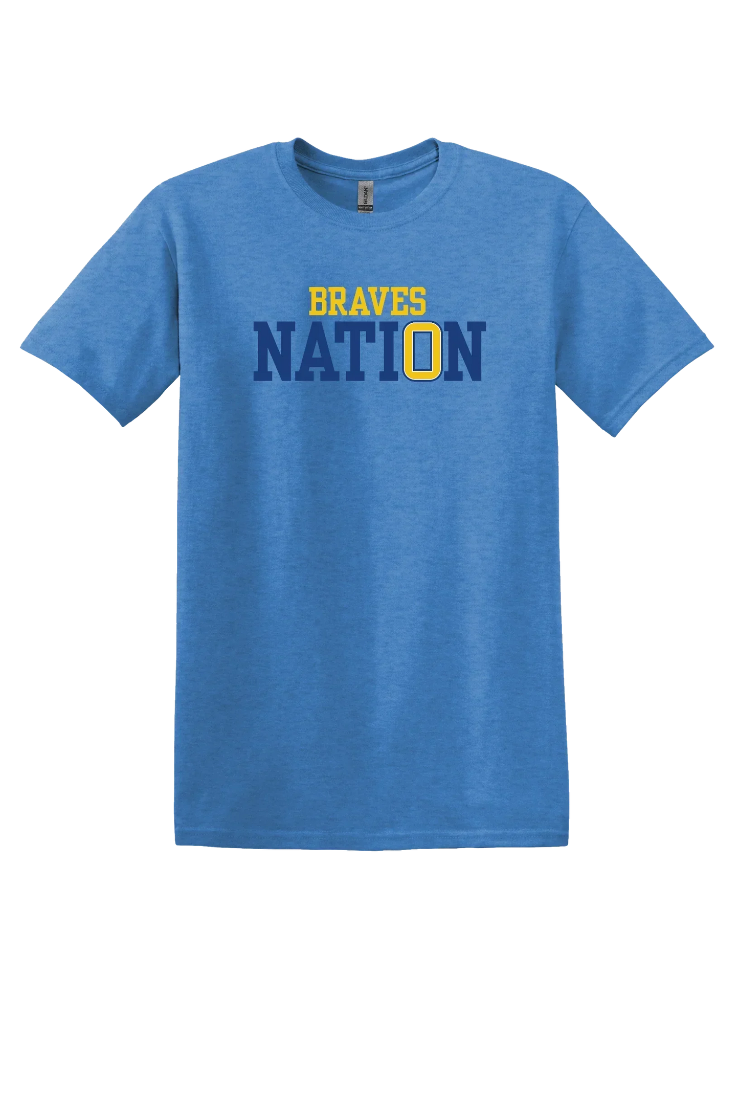 “Braves Nation” Gildan Youth Unisex Softstyle Tee - Varsity92