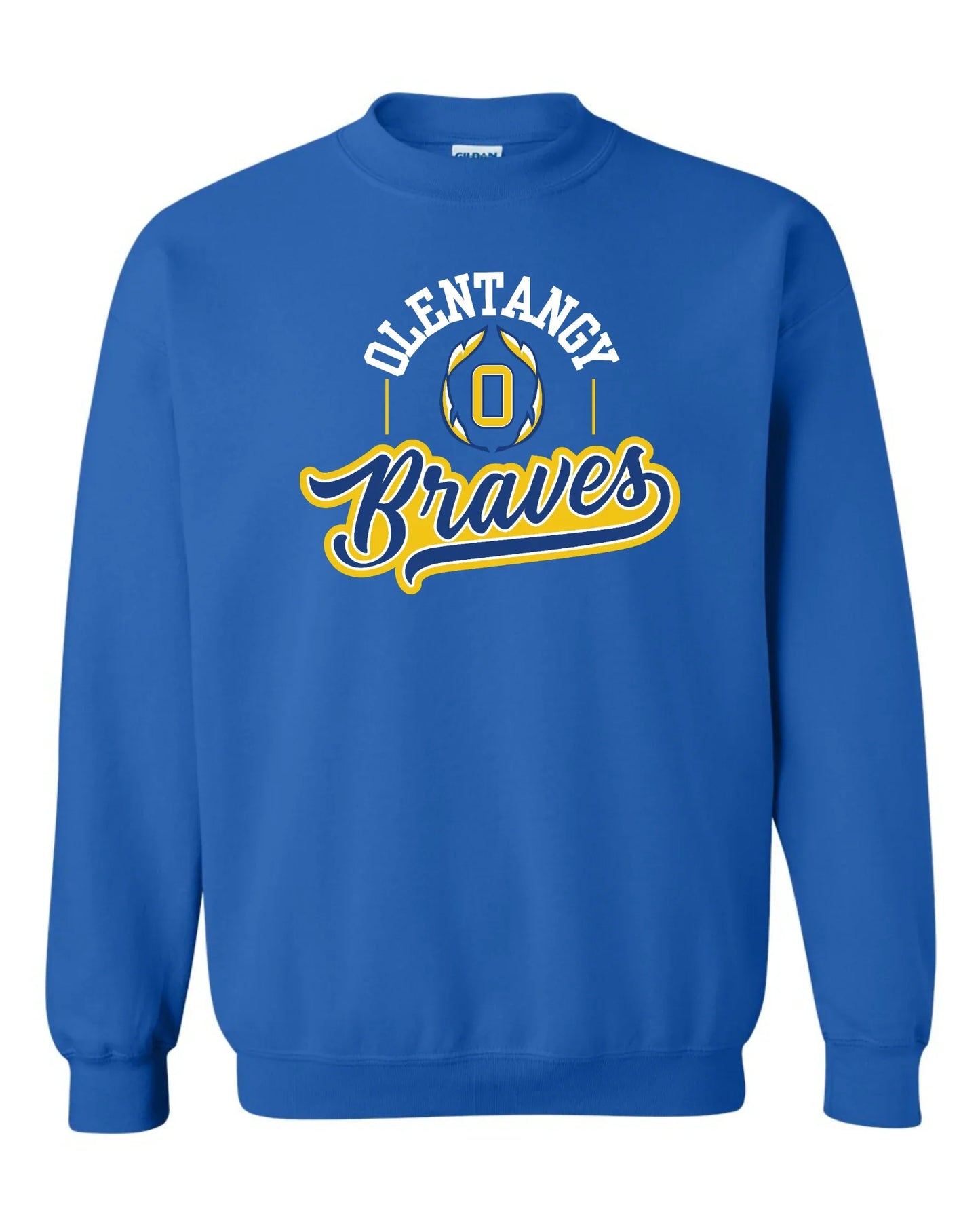 "Olentangy Braves" Gildan Youth Heavy Blend Crew Sweatshirt - Varsity92