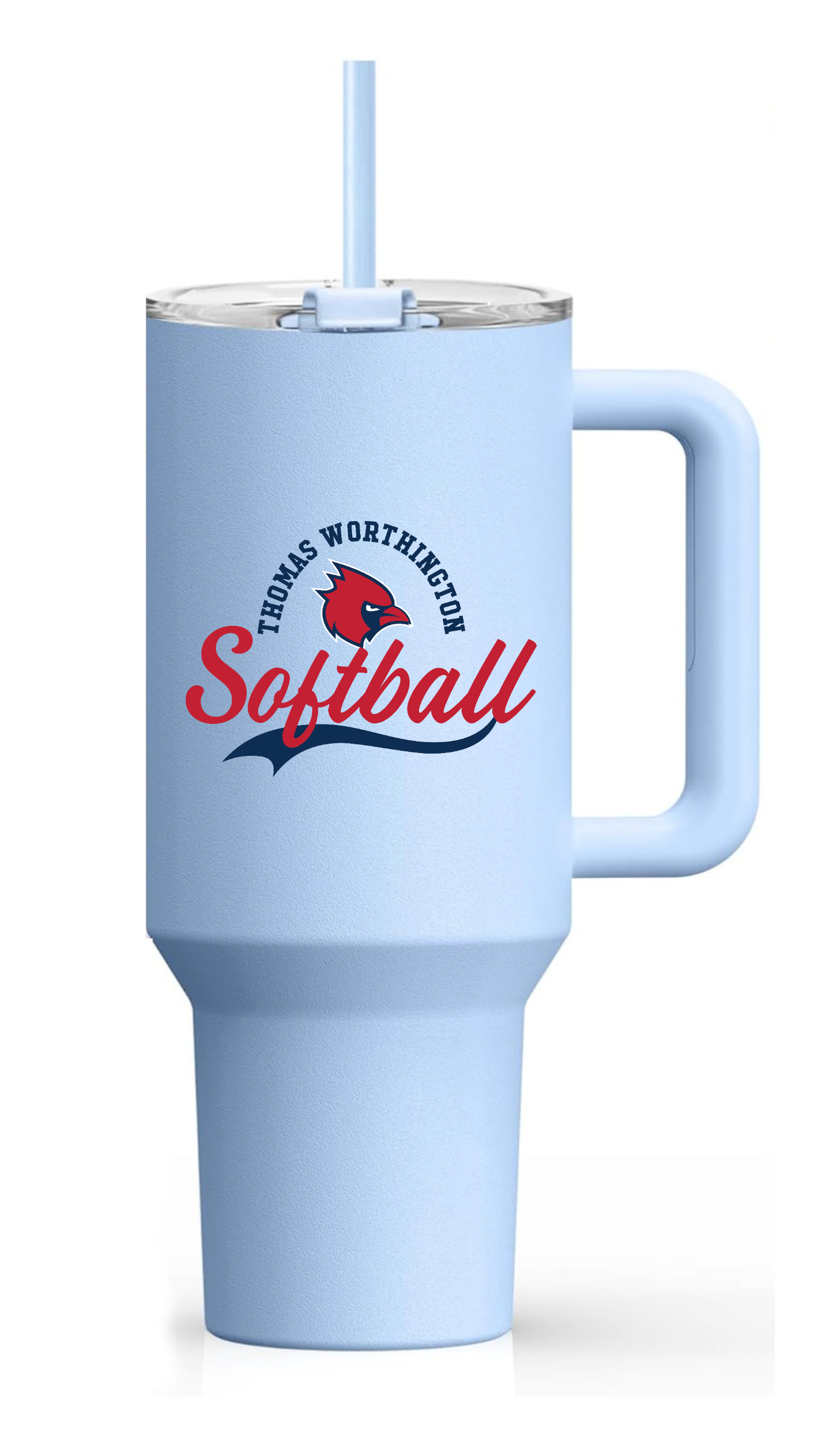 "Thomas Worthington Softball" 40oz Insulated Tumbler