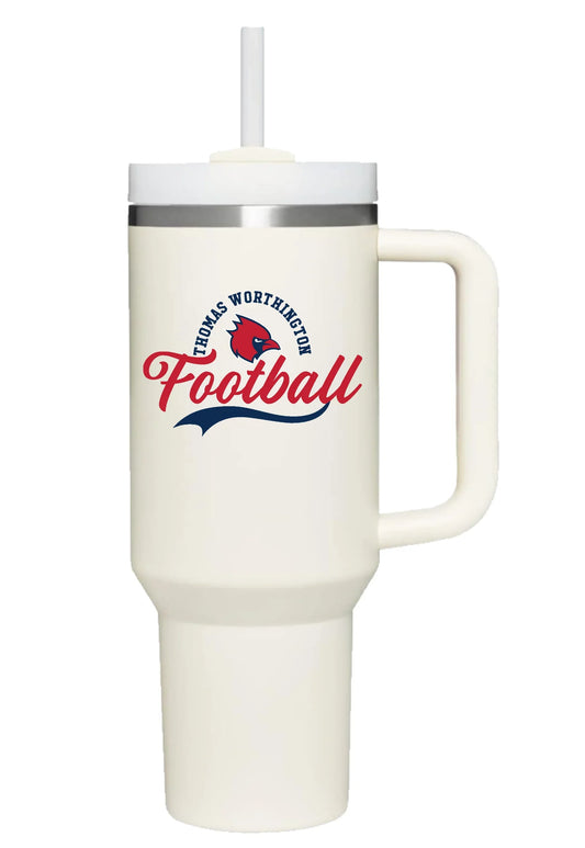 “TW Football” 40oz Insulated Tumbler - Varsity92