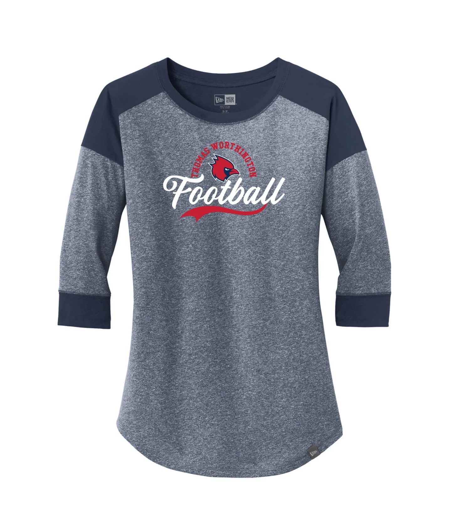 “TW Football” New Era Women’s 3/4 Tee - Varsity92