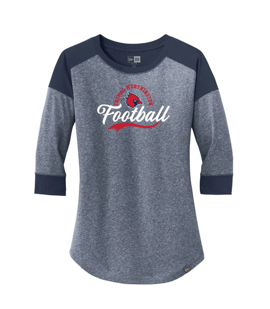 “TW Football” New Era Women’s 3/4 Tee - Varsity92