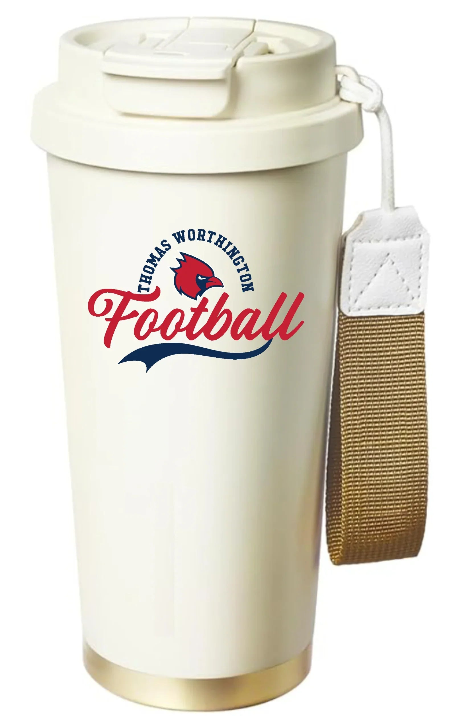 “TW Football" 16oz Stainless Steel Tumbler - Varsity92