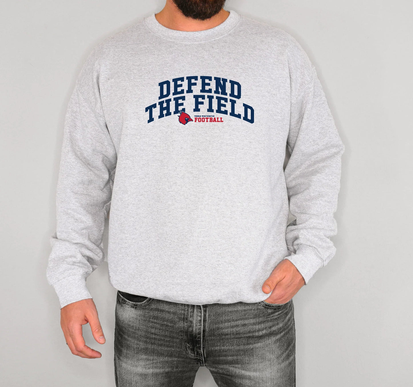 “Defend The Field TW Football” Unisex Crew Sweatshirt - Varsity92