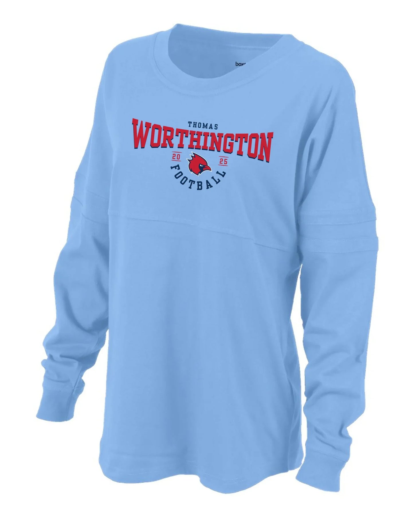 “TW Football Arch” Boxercraft Women's Relaxed Pullover - Varsity92