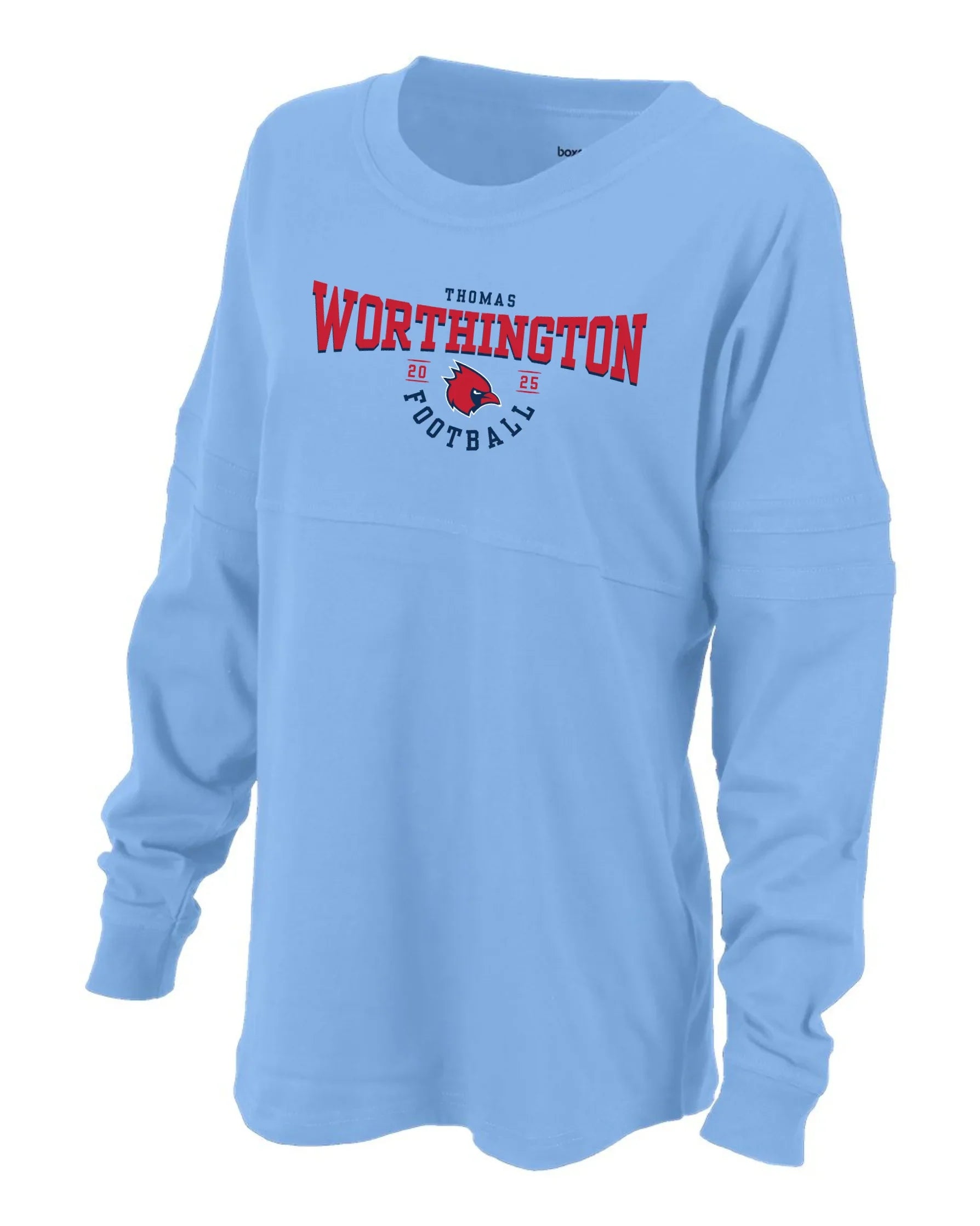 “TW Football Arch” Boxercraft Women's Relaxed Pullover - Varsity92