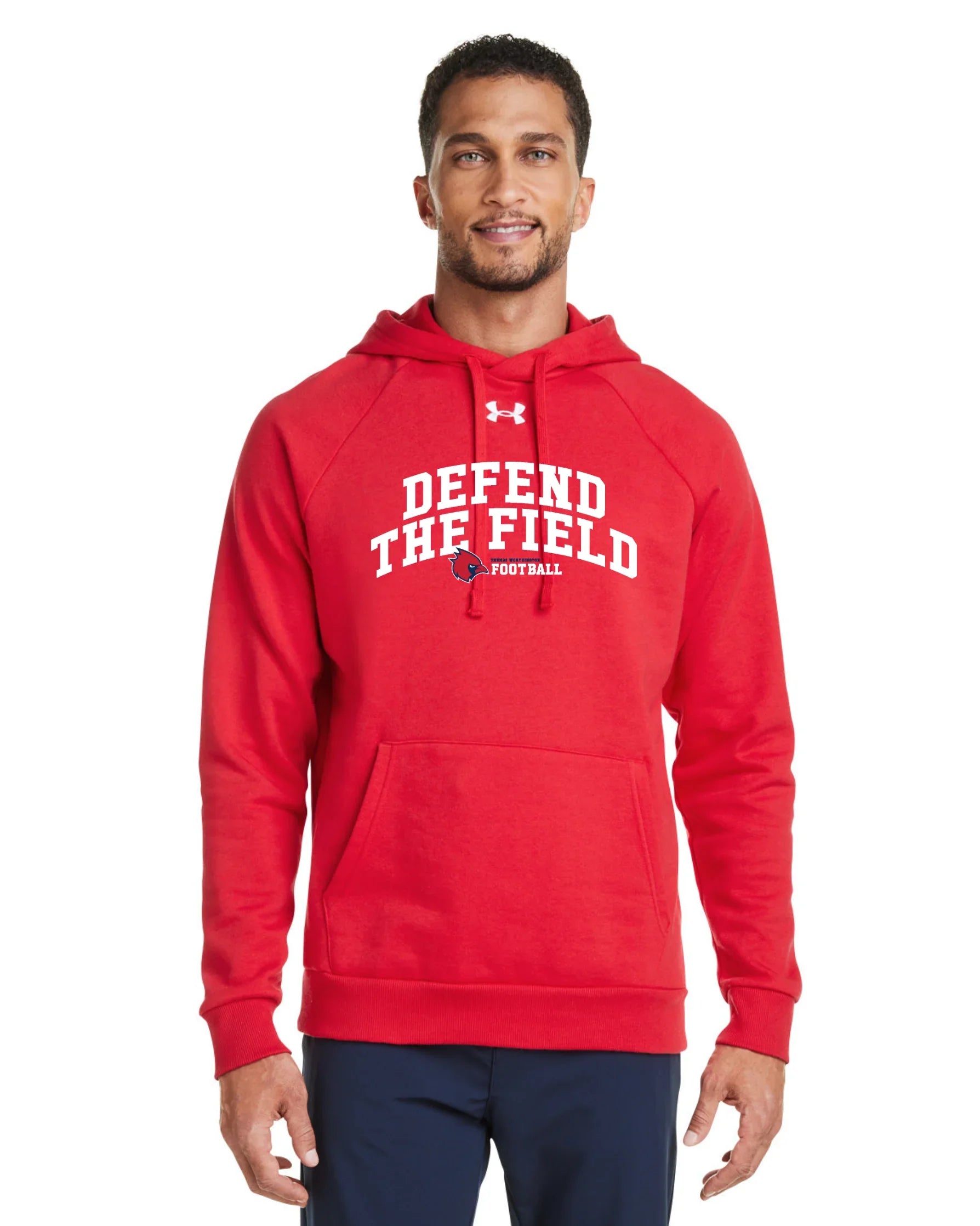 “TW Defend The Field” Under Armour Men's Rival Fleece Hoodie - Varsity92