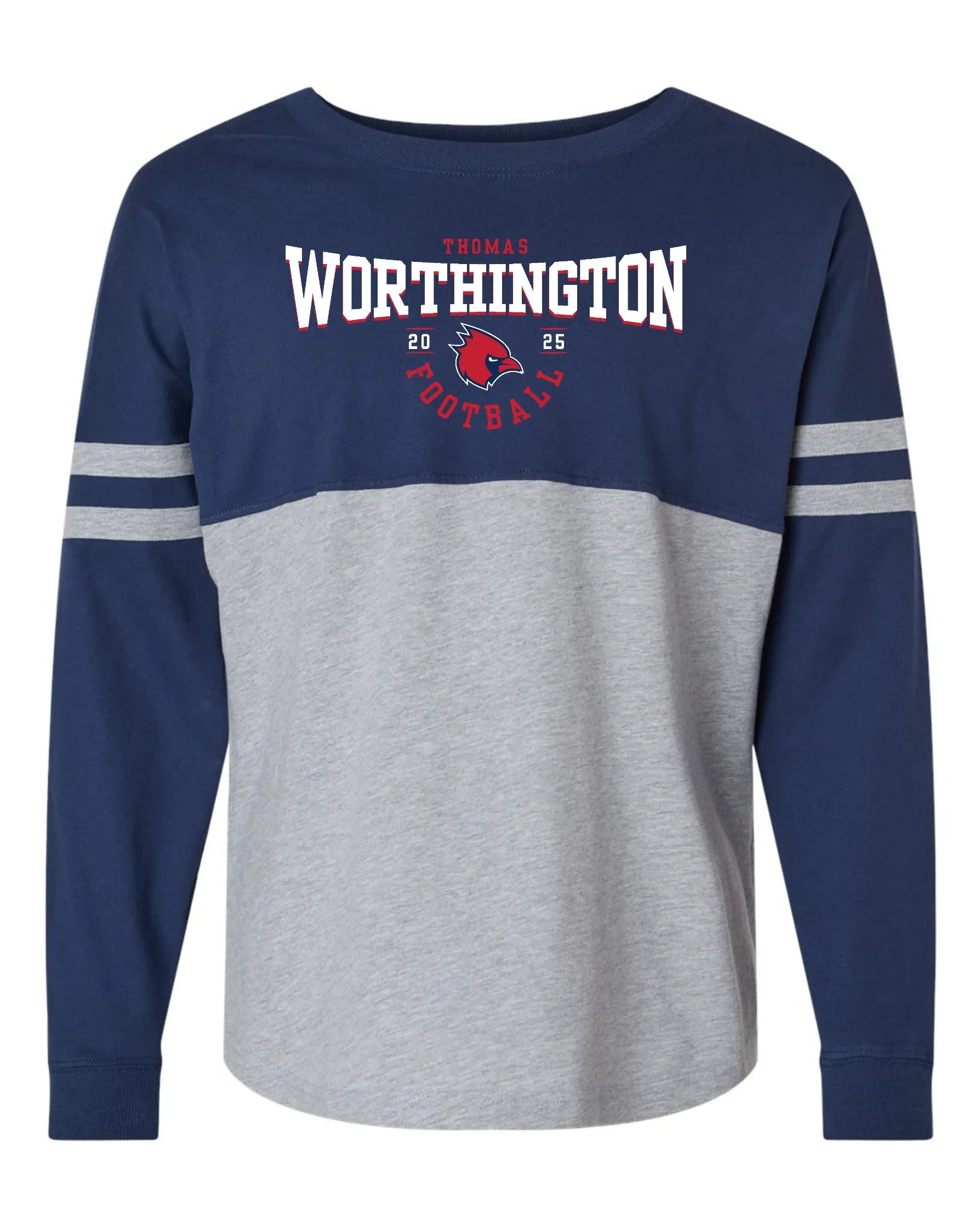 “TW Football Arch” Boxercraft Women's Relaxed Pullover - Varsity92