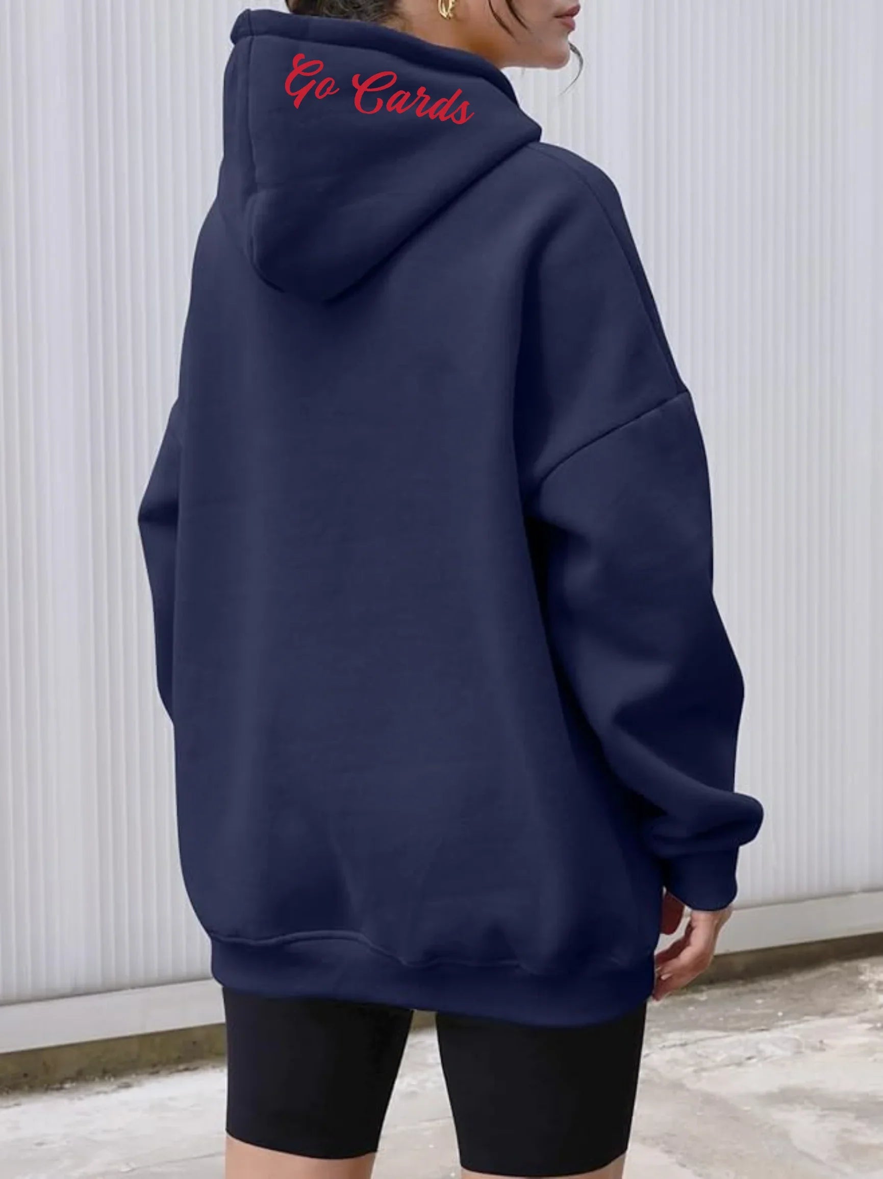 “TW Football with Go Cards Hood” Women’s So Soft Oversized Hoodie - Varsity92