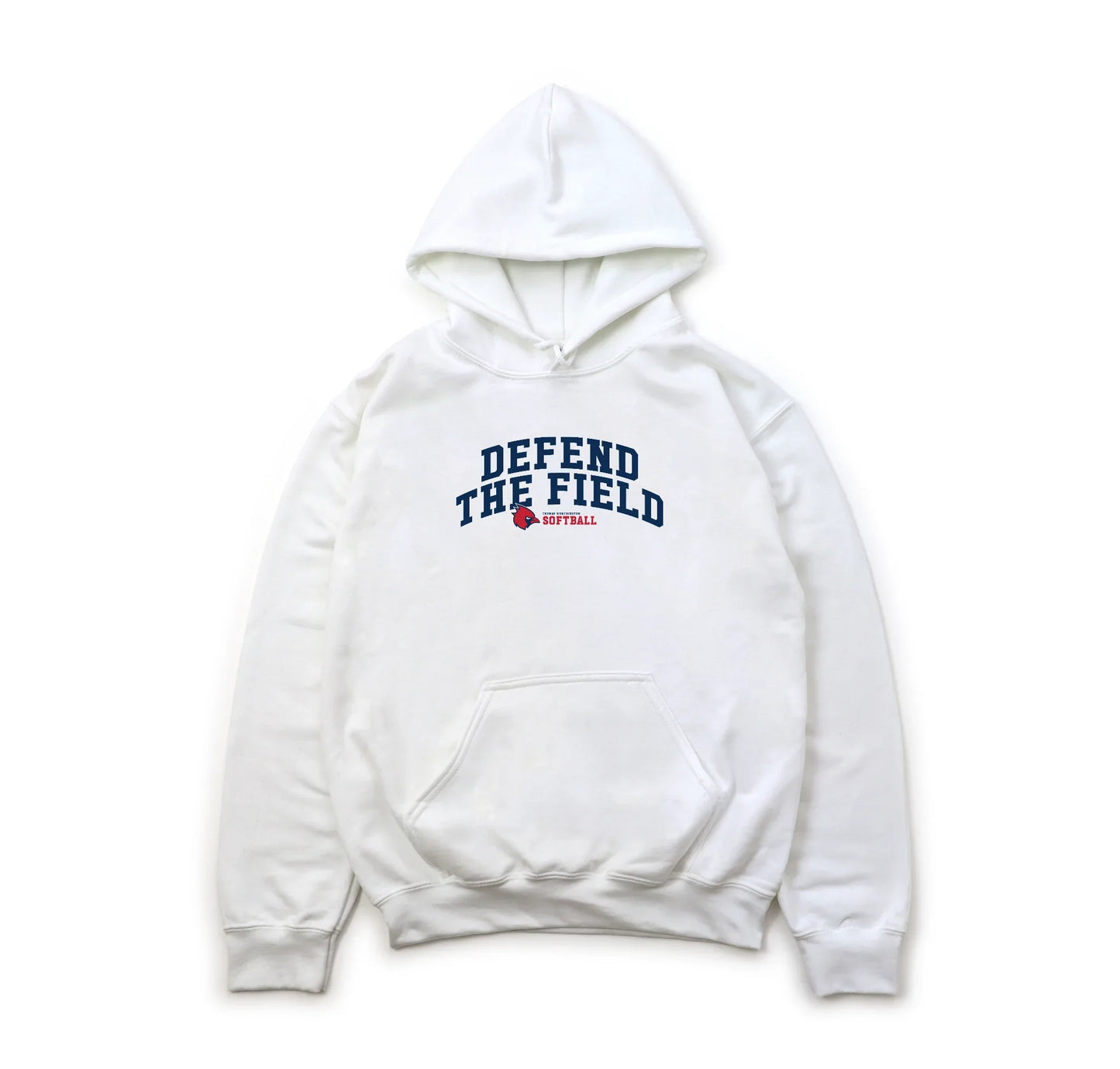 “Defend The Field: Thomas Worthington Softball" Heavy Blend Unisex Hoodie Sweatshirt (youth sizes available) - Varsity92