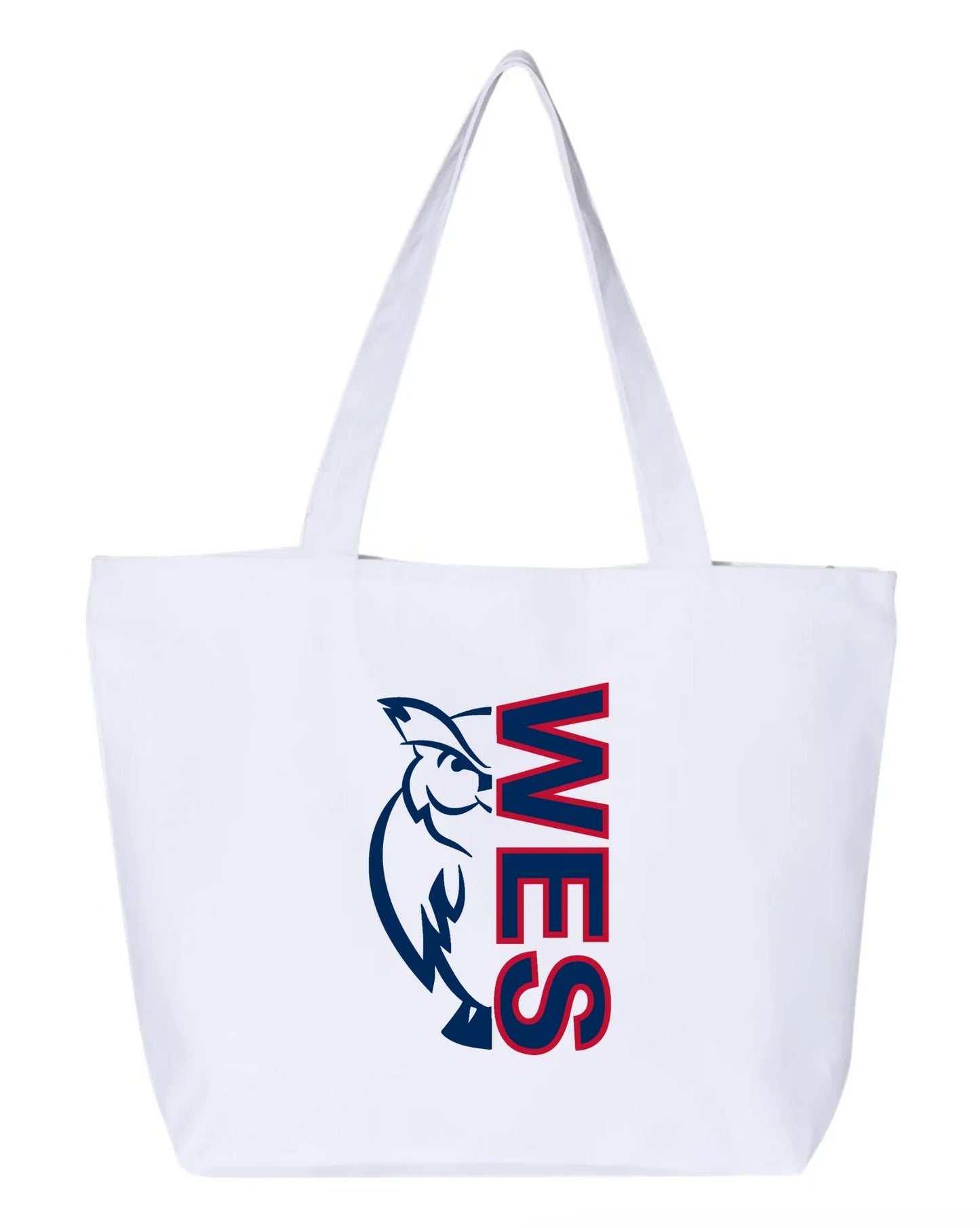 Worthington Estates Elementary Zippered Canvas Tote - Varsity92