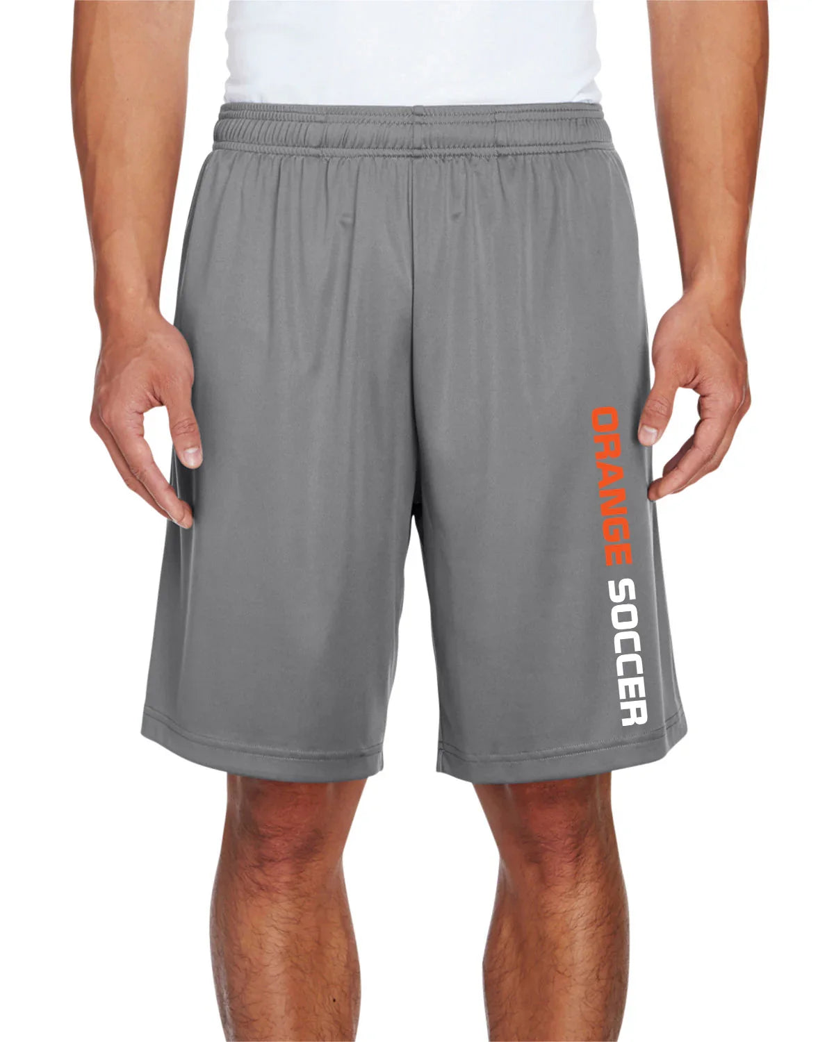 "Orange Soccer Vertical" Team 365 Zone Performance Short - Varsity92