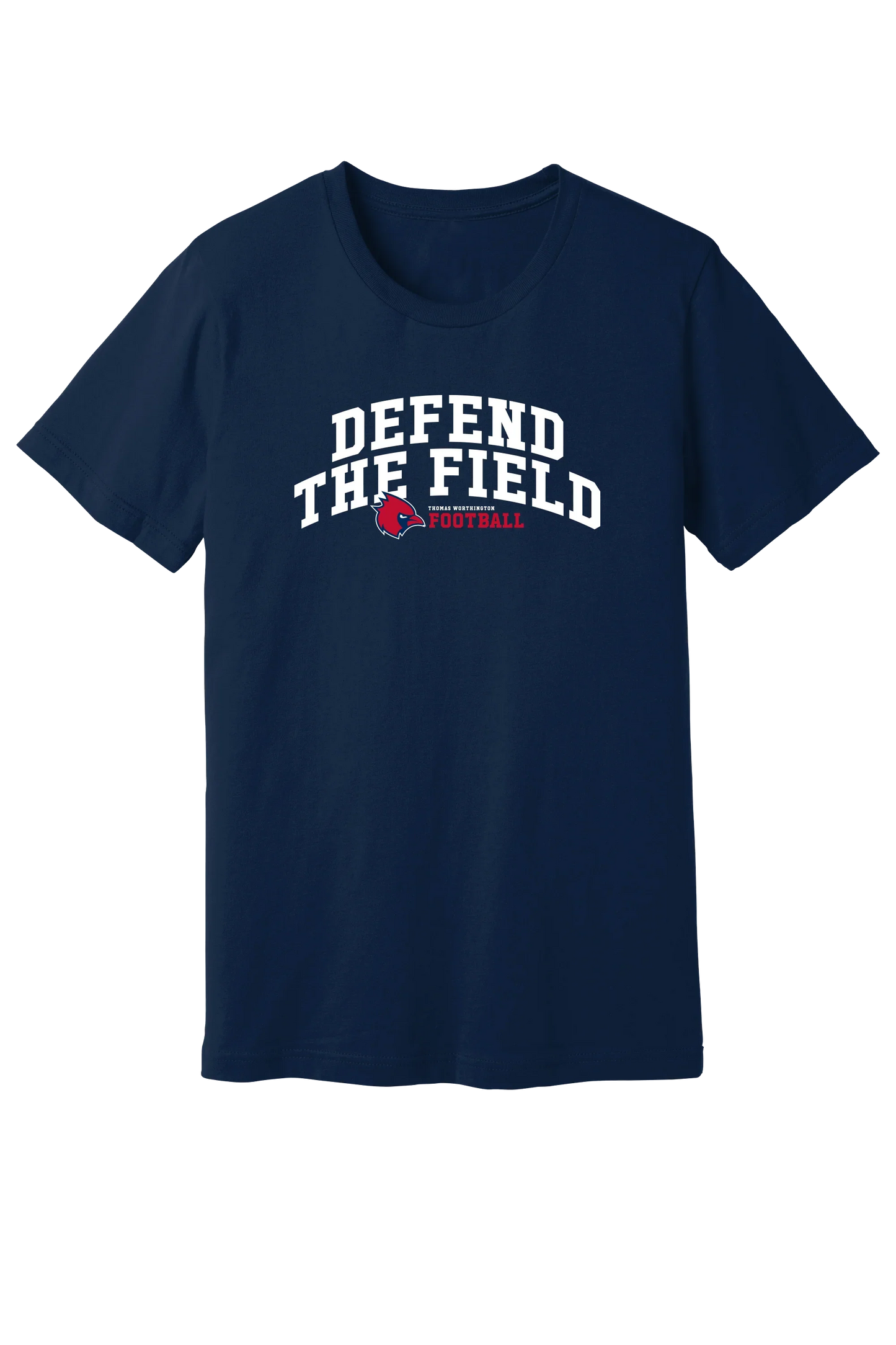 Thomas Worthington "Defend The Field" Football Gildan Softstyle Comfort Unisex Tee - Varsity92