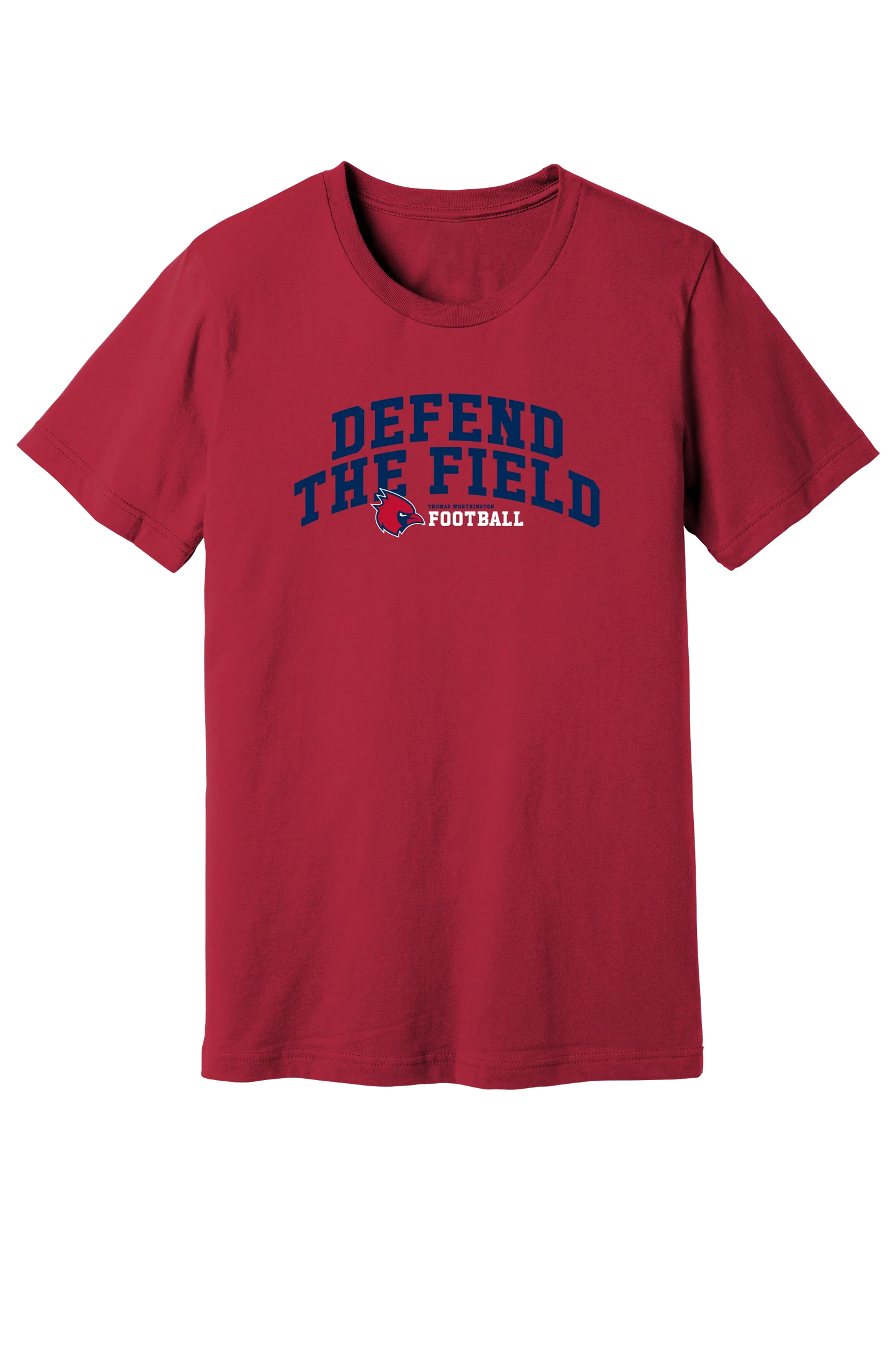 Thomas Worthington "Defend The Field" Football Gildan Softstyle Comfort Unisex Tee - Varsity92