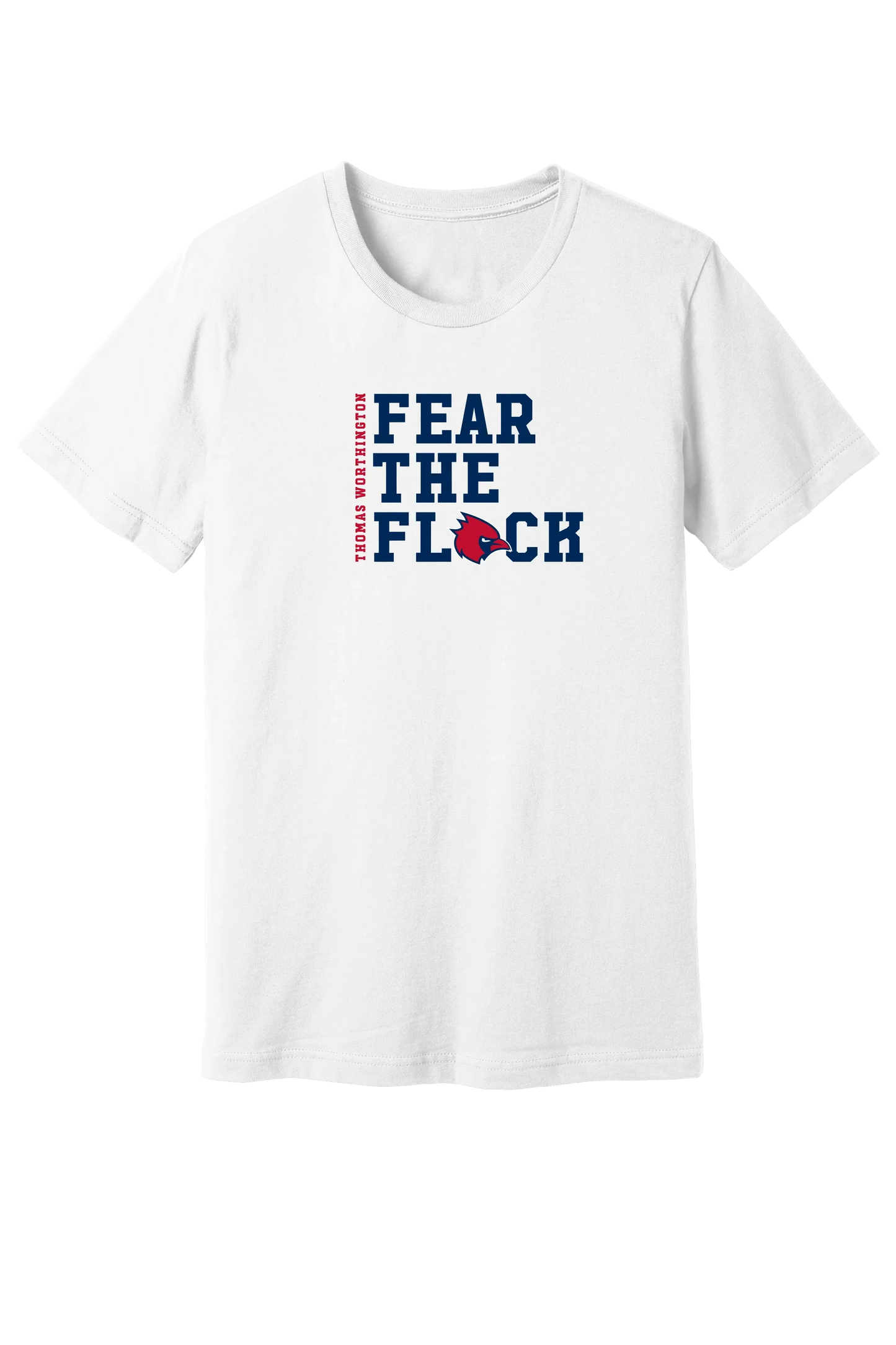 "Thomas Worthington Fear the Flock" Gildan Softstyle Comfort Tee - Varsity92