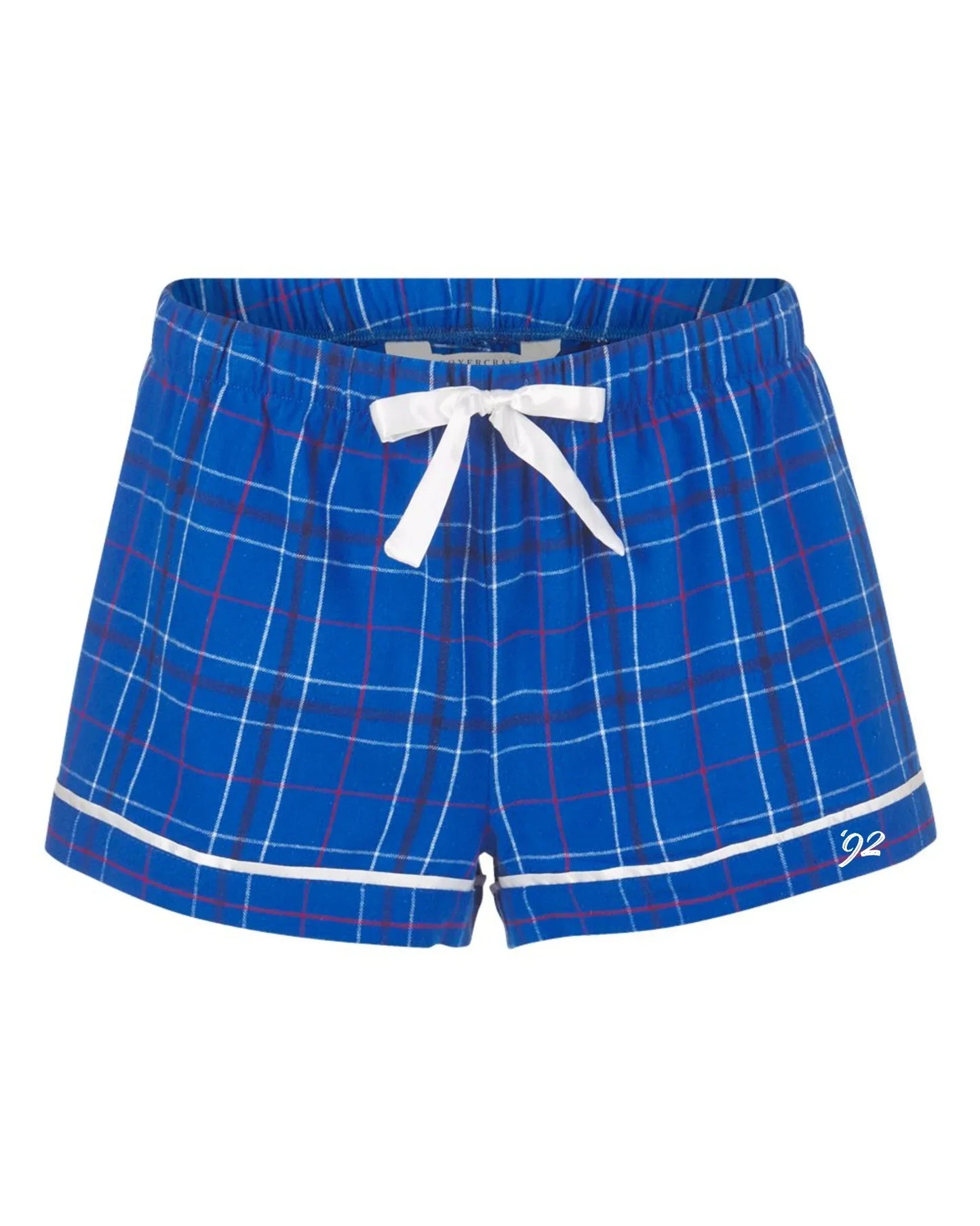‘92 Women’s Plaid Flannel Shorts - Varsity92
