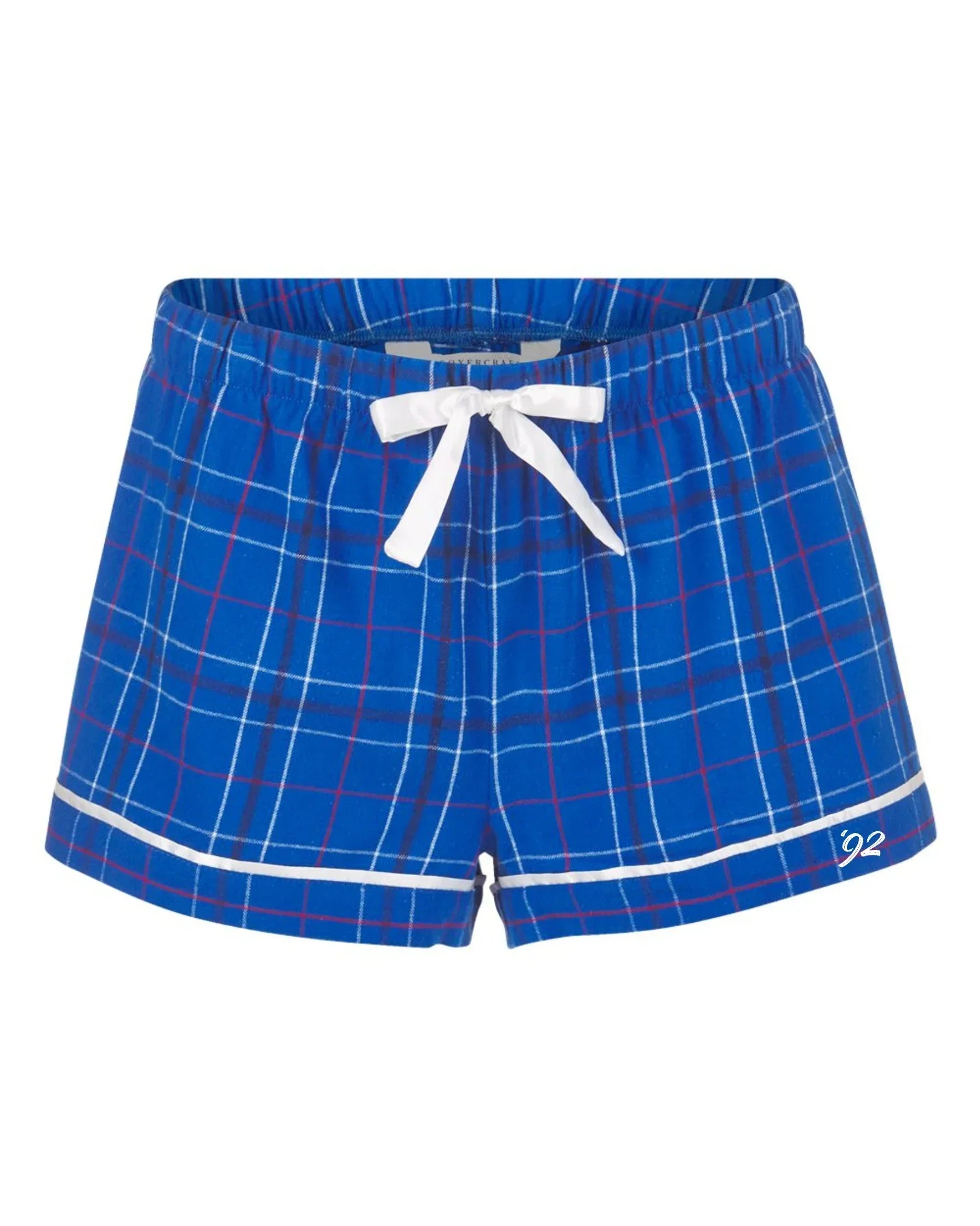 ‘92 Women’s Plaid Flannel Shorts - Varsity92