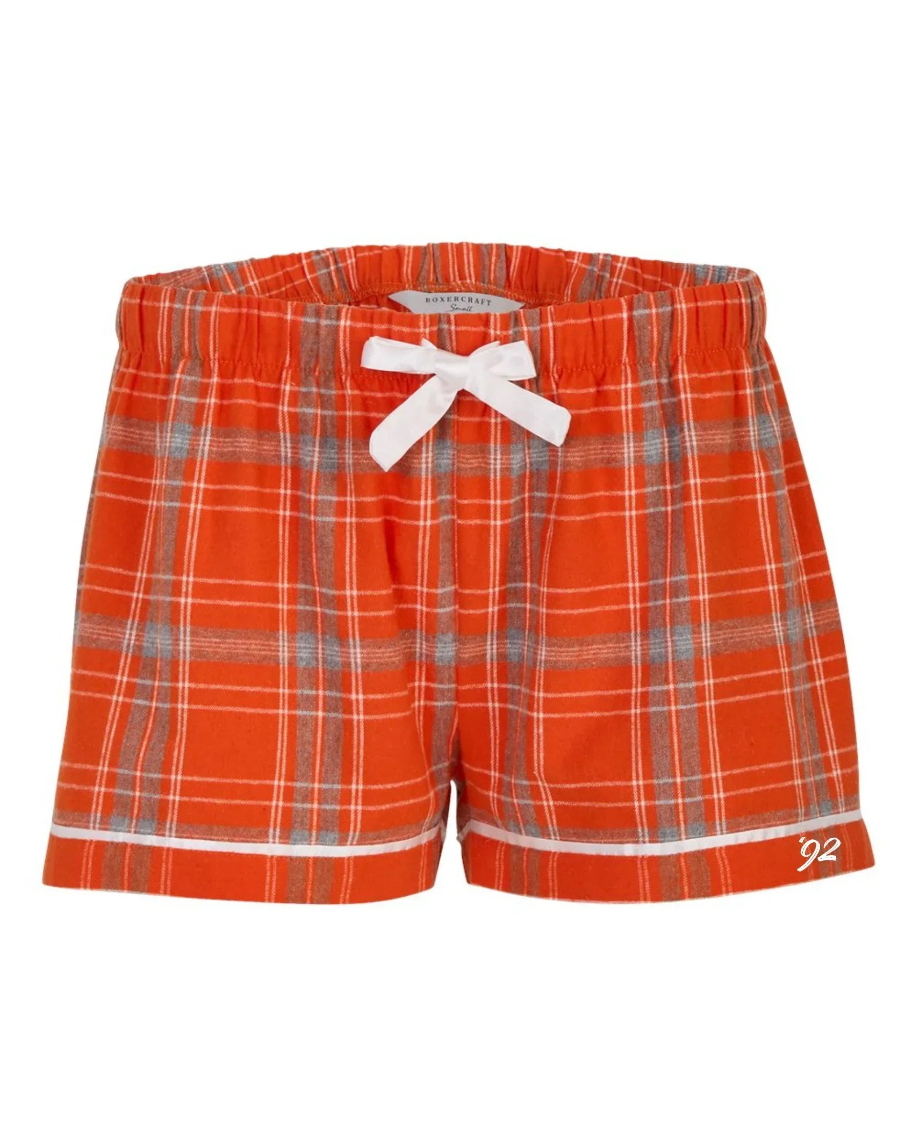 ‘92 Women’s Plaid Flannel Shorts - Varsity92