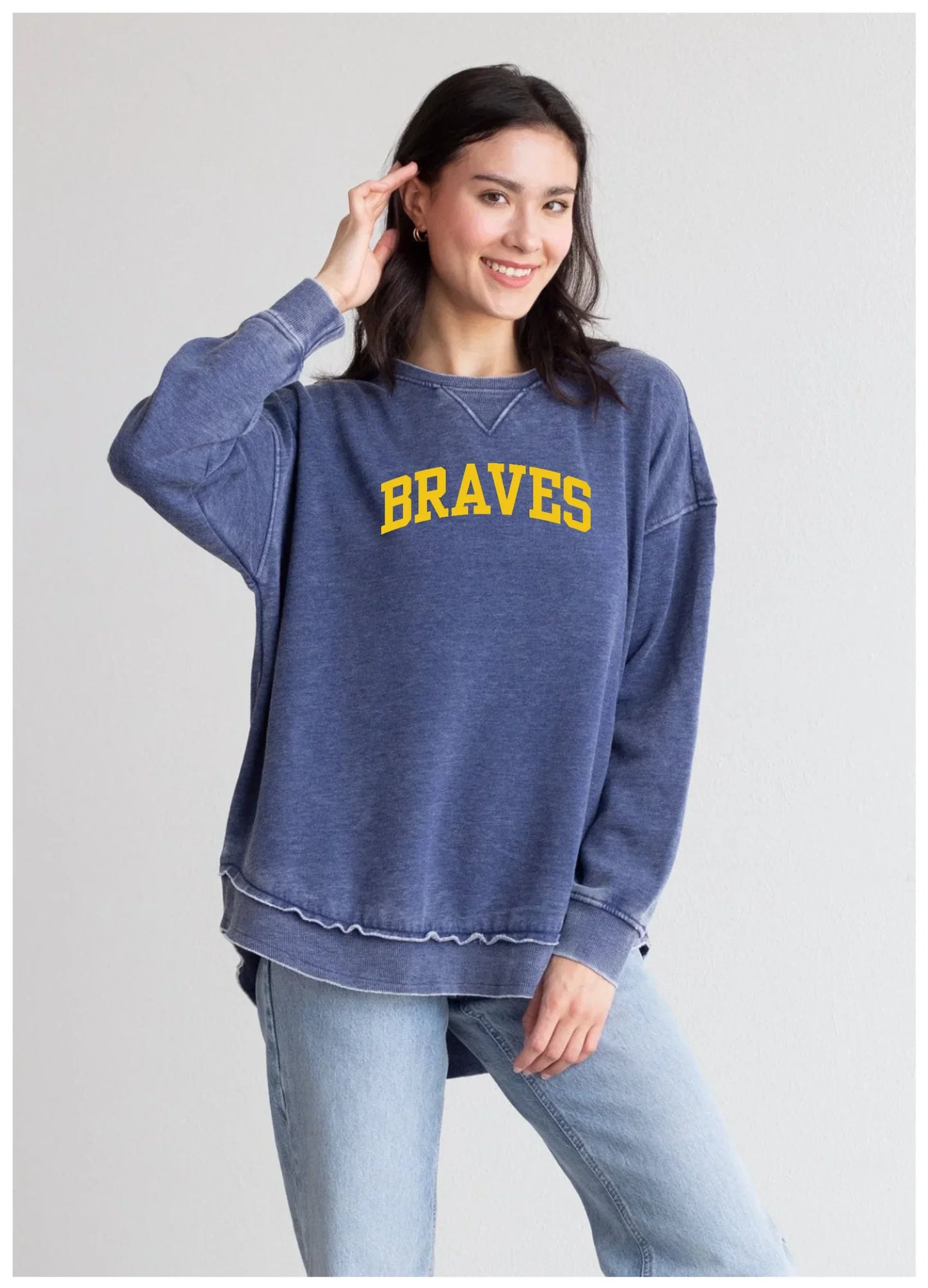 Braves myMascot Women’s Campus Crew - Varsity92