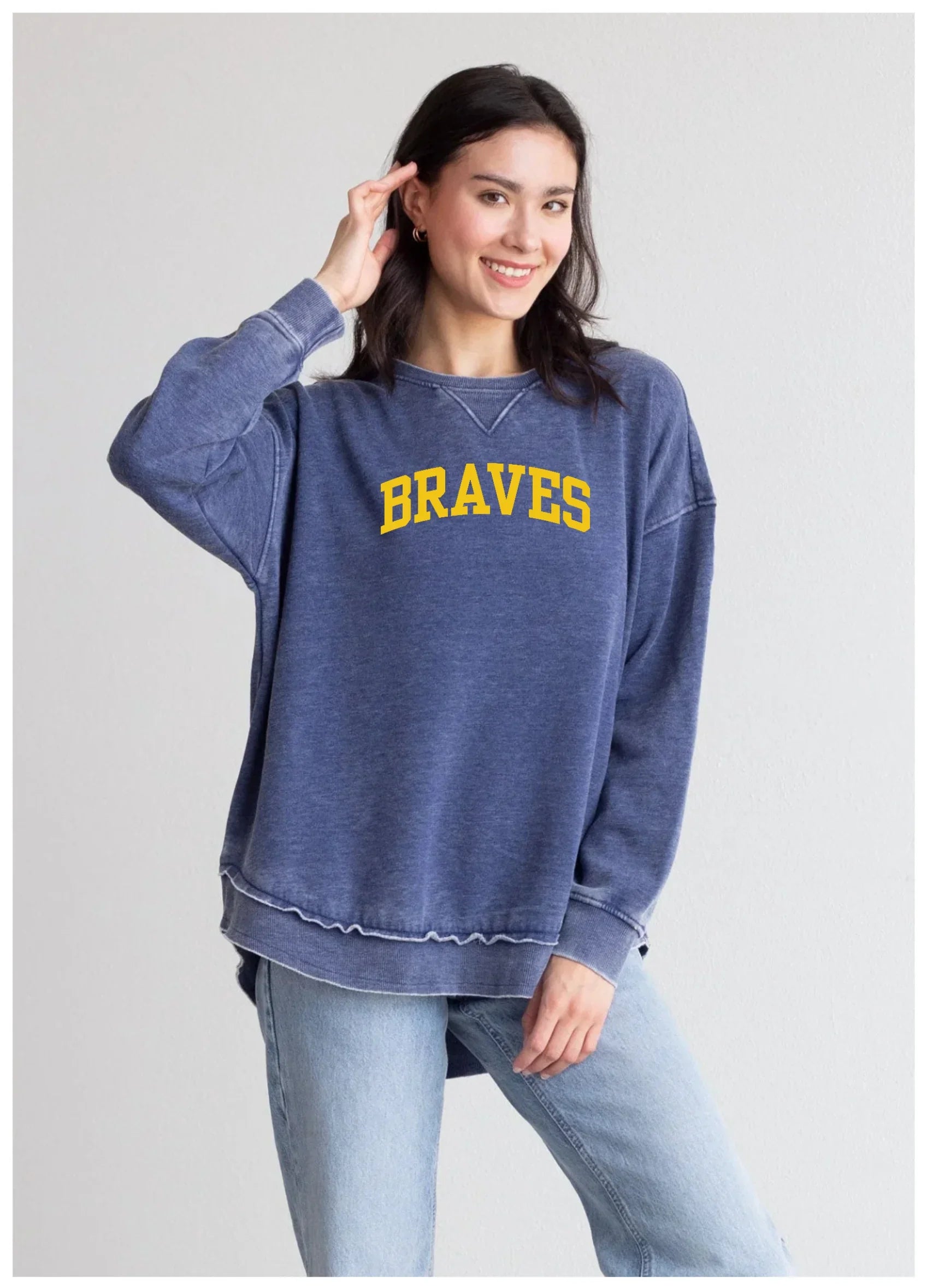 Braves myMascot Women’s Campus Crew - Varsity92