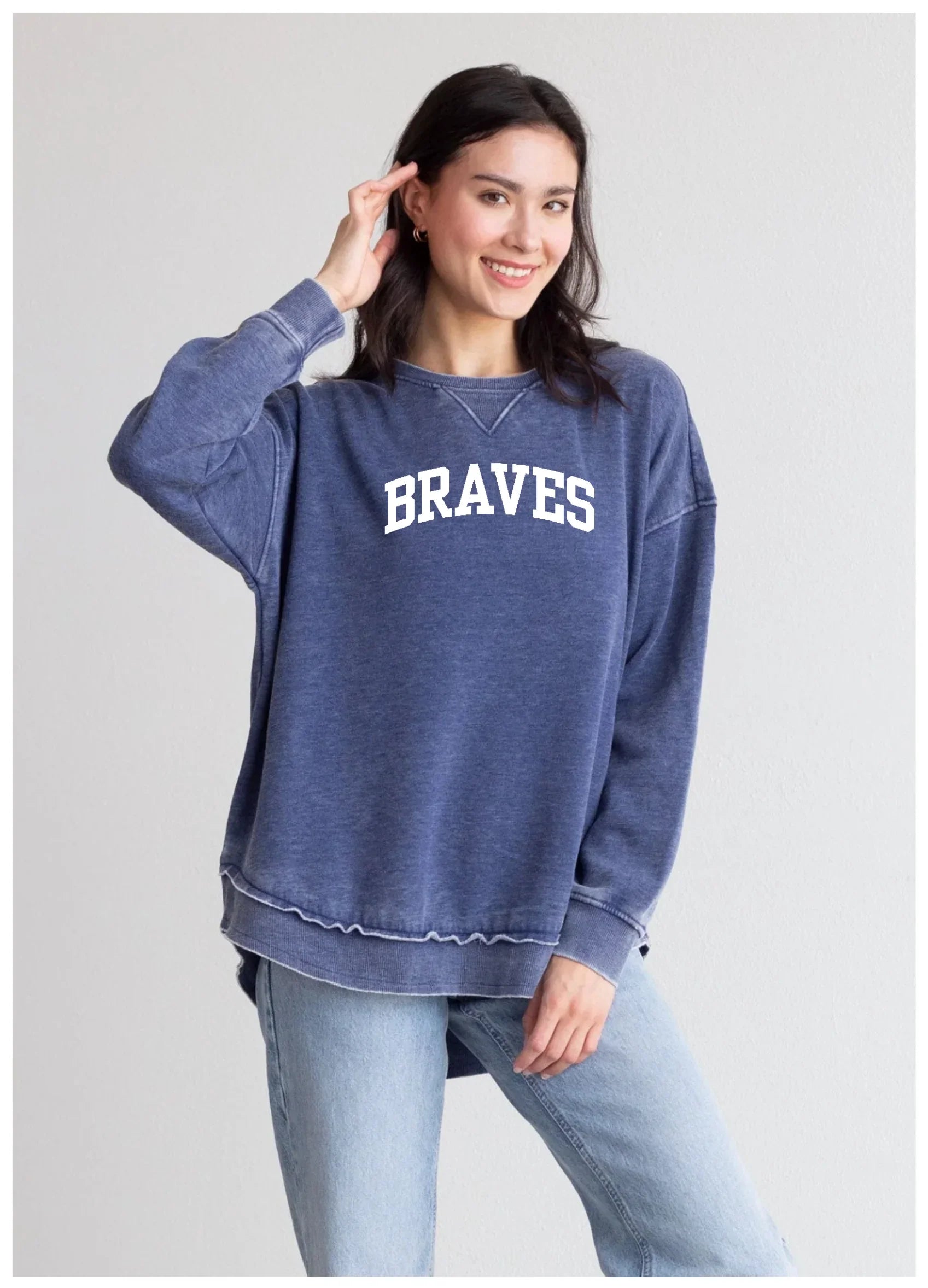 Braves myMascot Women’s Campus Crew - Varsity92