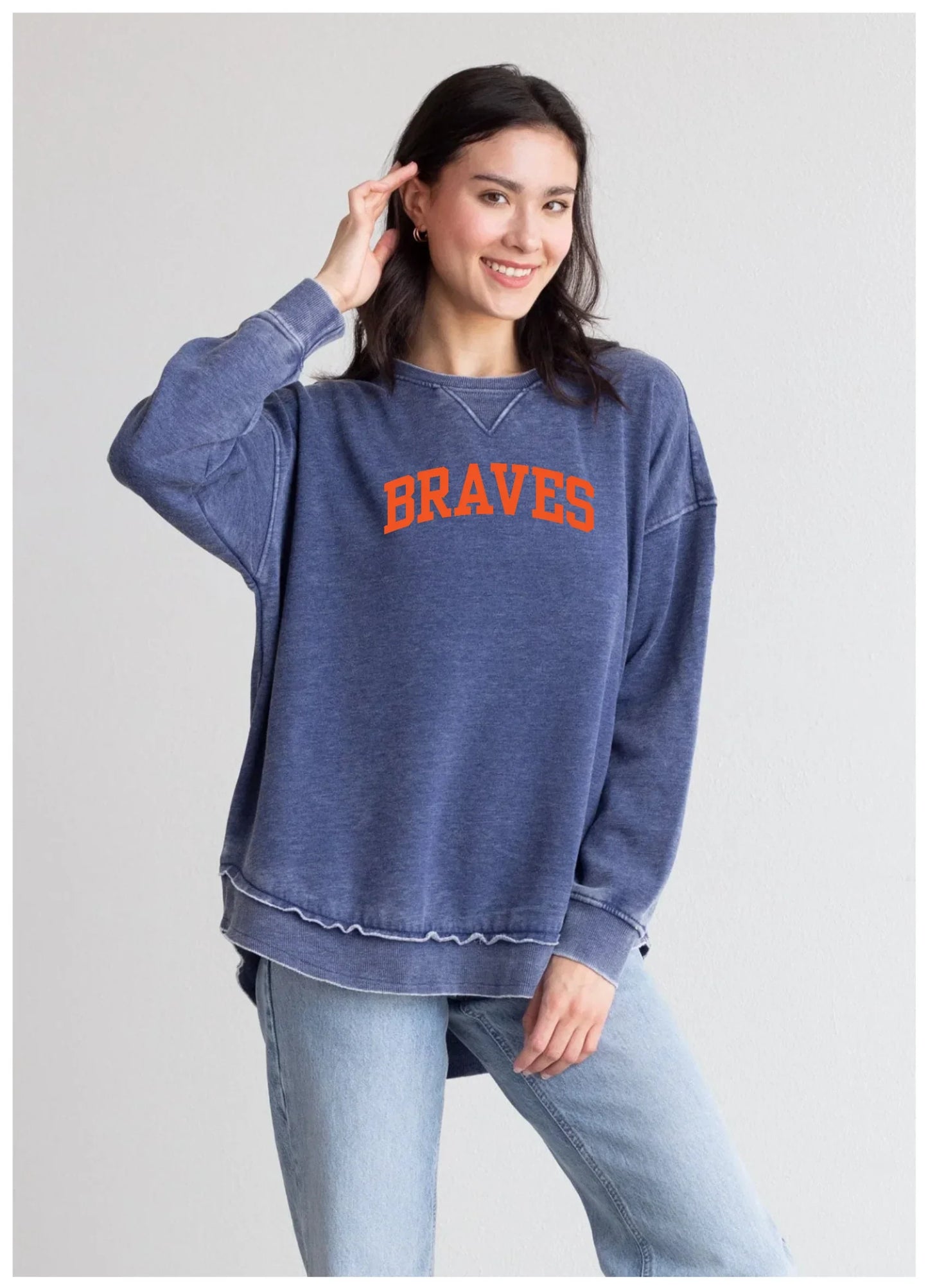 Braves myMascot Women’s Campus Crew - Varsity92