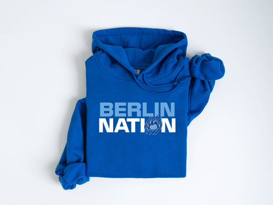 "Berlin Nation" Gildan Comfort Unisex Heavy Blend Hoodie Sweatshirt - Varsity92