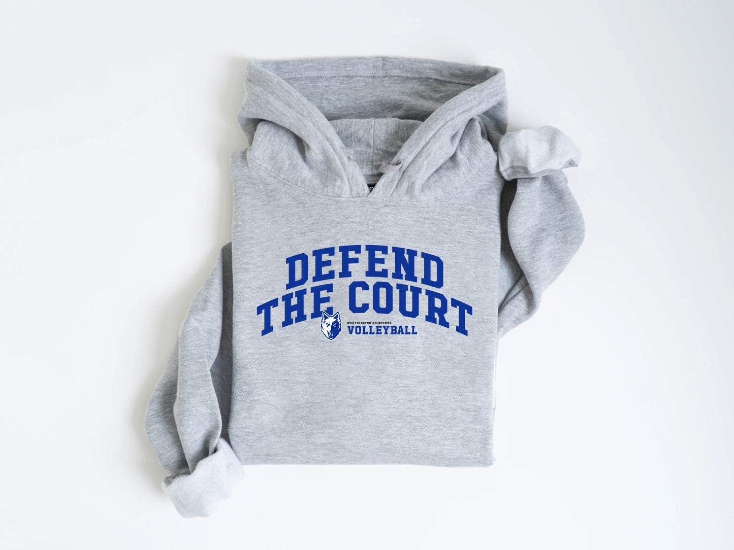 Worthington Kilbourne "Defend The Court" Gildan Heavy Blend Unisex Hoodie Sweatshirt - Varsity92