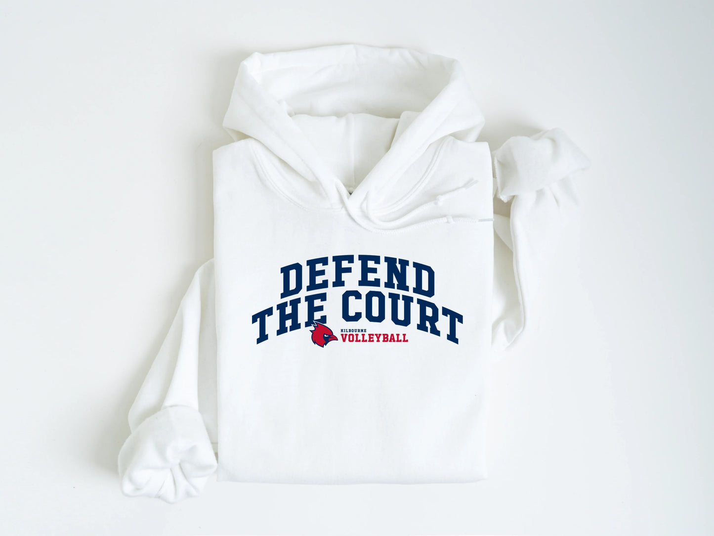 KMS "Defend The Court" Unisex Volleyball Hoodie - Varsity92