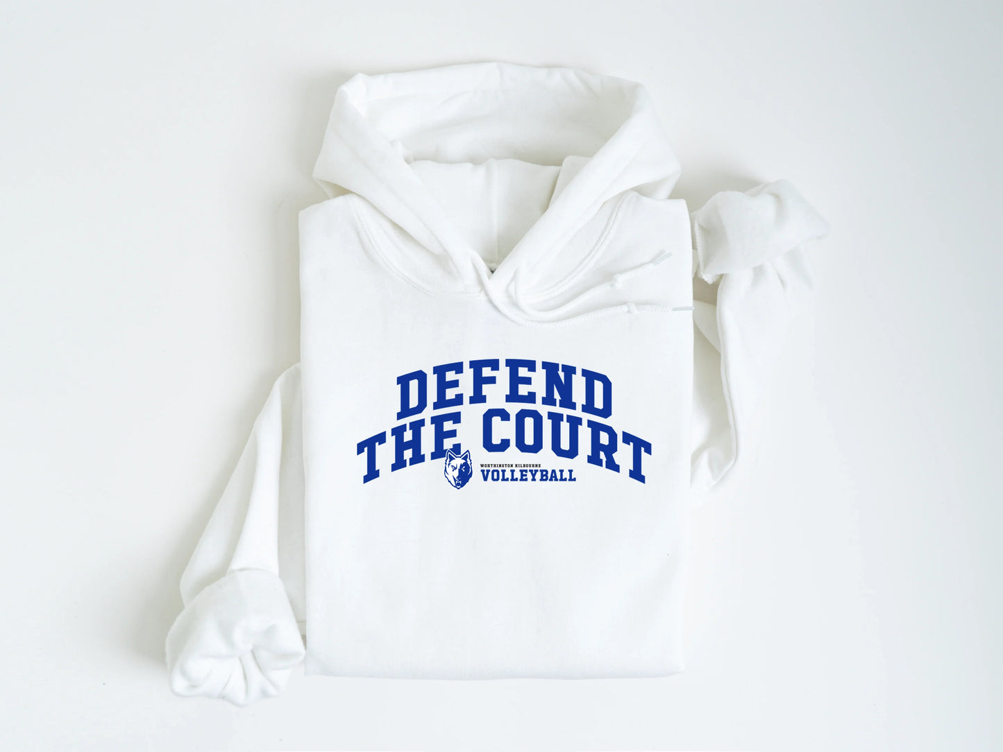 Worthington Kilbourne "Defend The Court" Gildan Heavy Blend Unisex Hoodie Sweatshirt - Varsity92