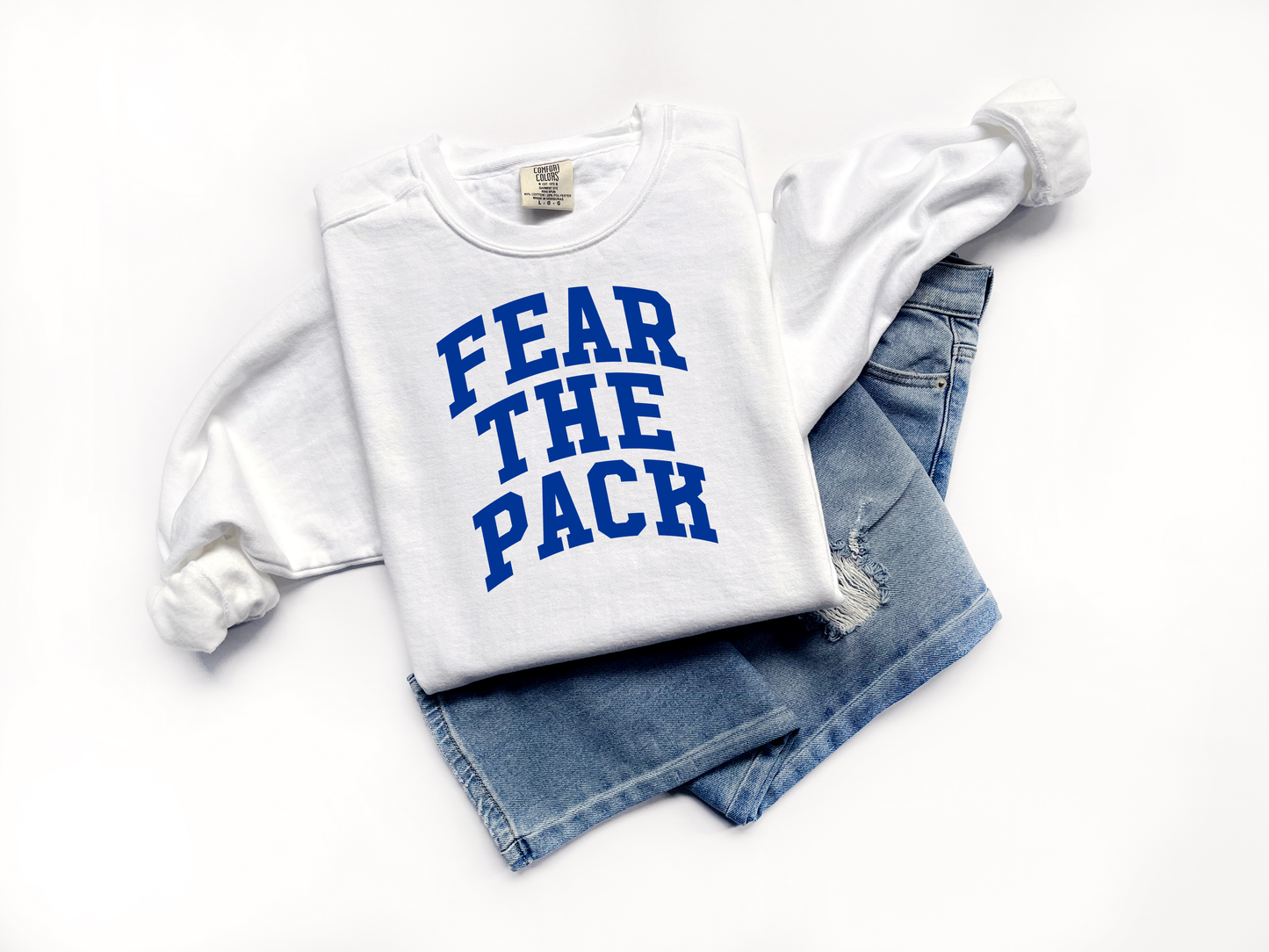"Fear The Pack" Comfort Colors Unisex Vintage Sweatshirt