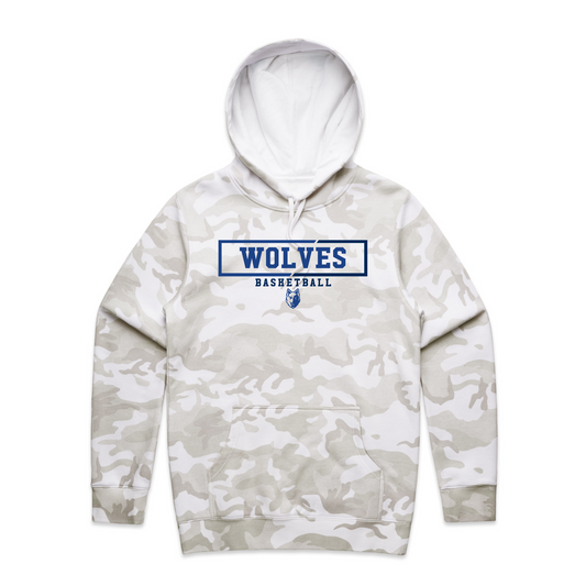 Worthington "Wolves Basketball" Camo Hoodie