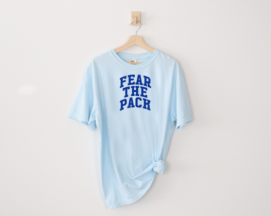 "Fear The Pack" Comfort Colors Unisex Vintage Tee