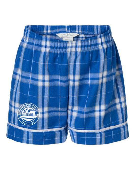 "Worthington Swim Club" Boxercraft Men's Flannel Boxer Shorts
