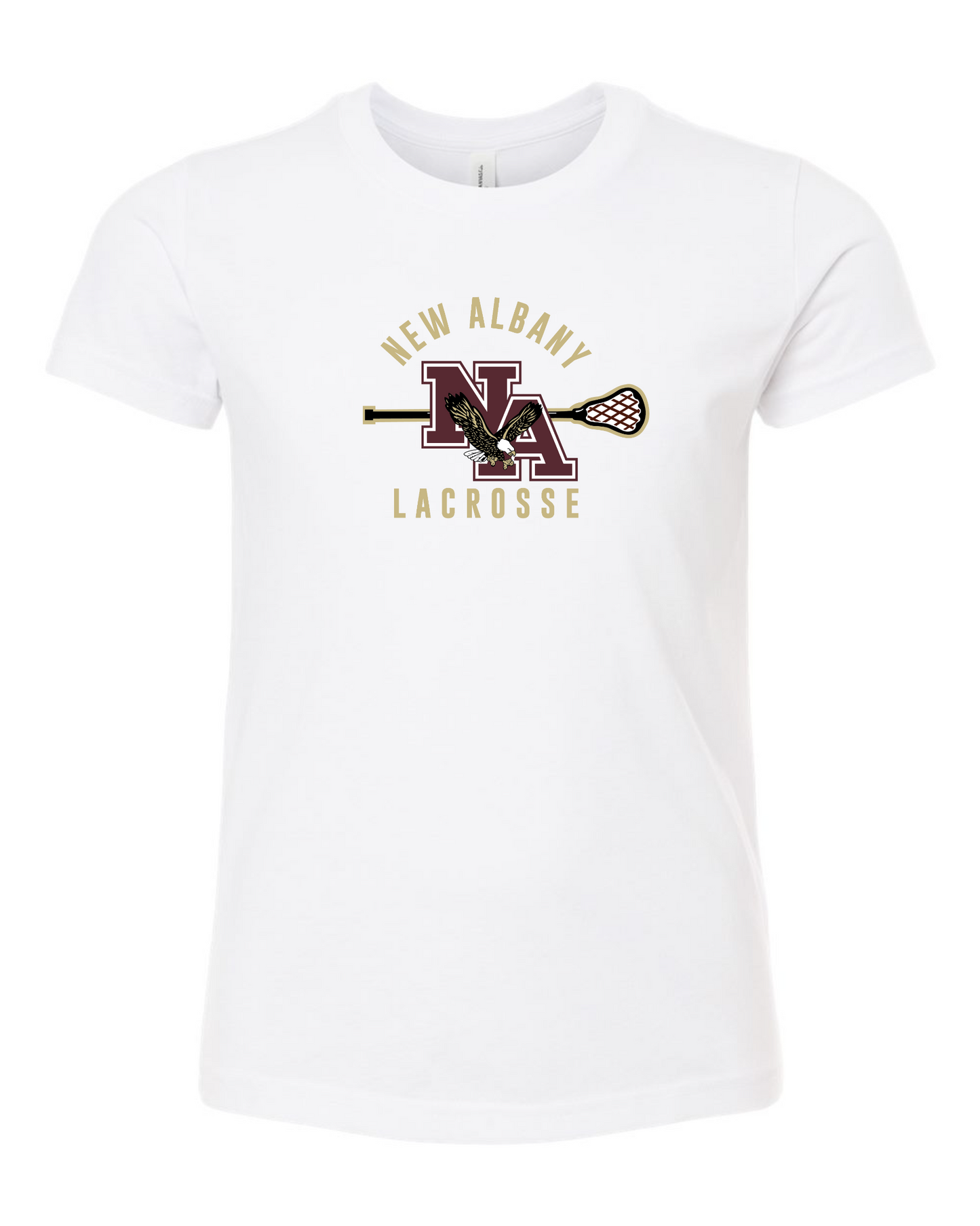 "New Albany Eagles Lacrosse" YOUTH Super Soft Tee