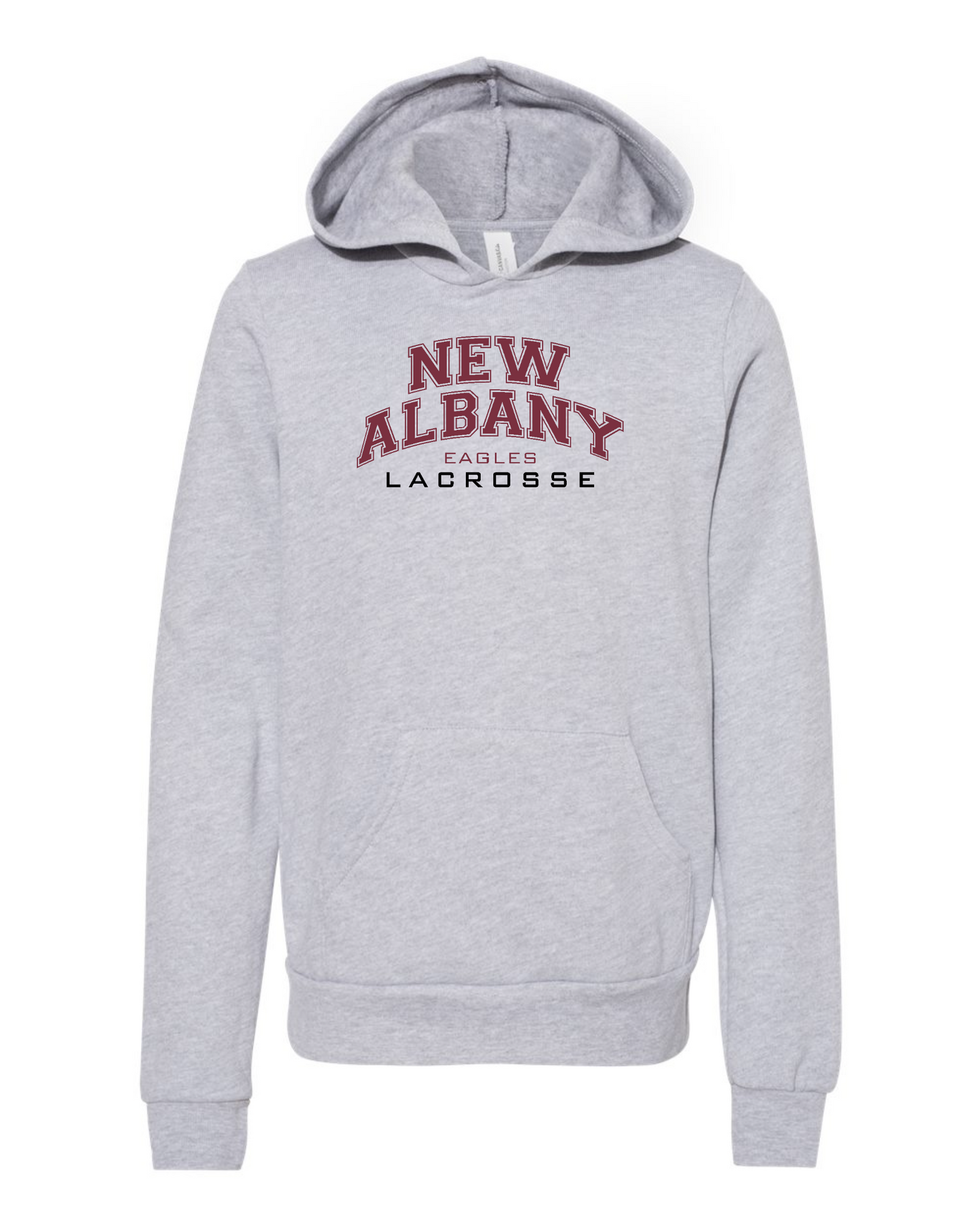 "New Albany Eagles Lacrosse" YOUTH Super Soft Hoodie